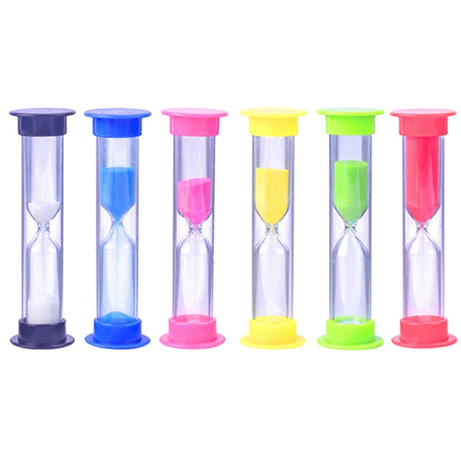 Multiple Durations Sand Timer Clock Hourglass Sandglasses Timer Accurate Second Timing for Students, Chefs, Athletes Multicolor