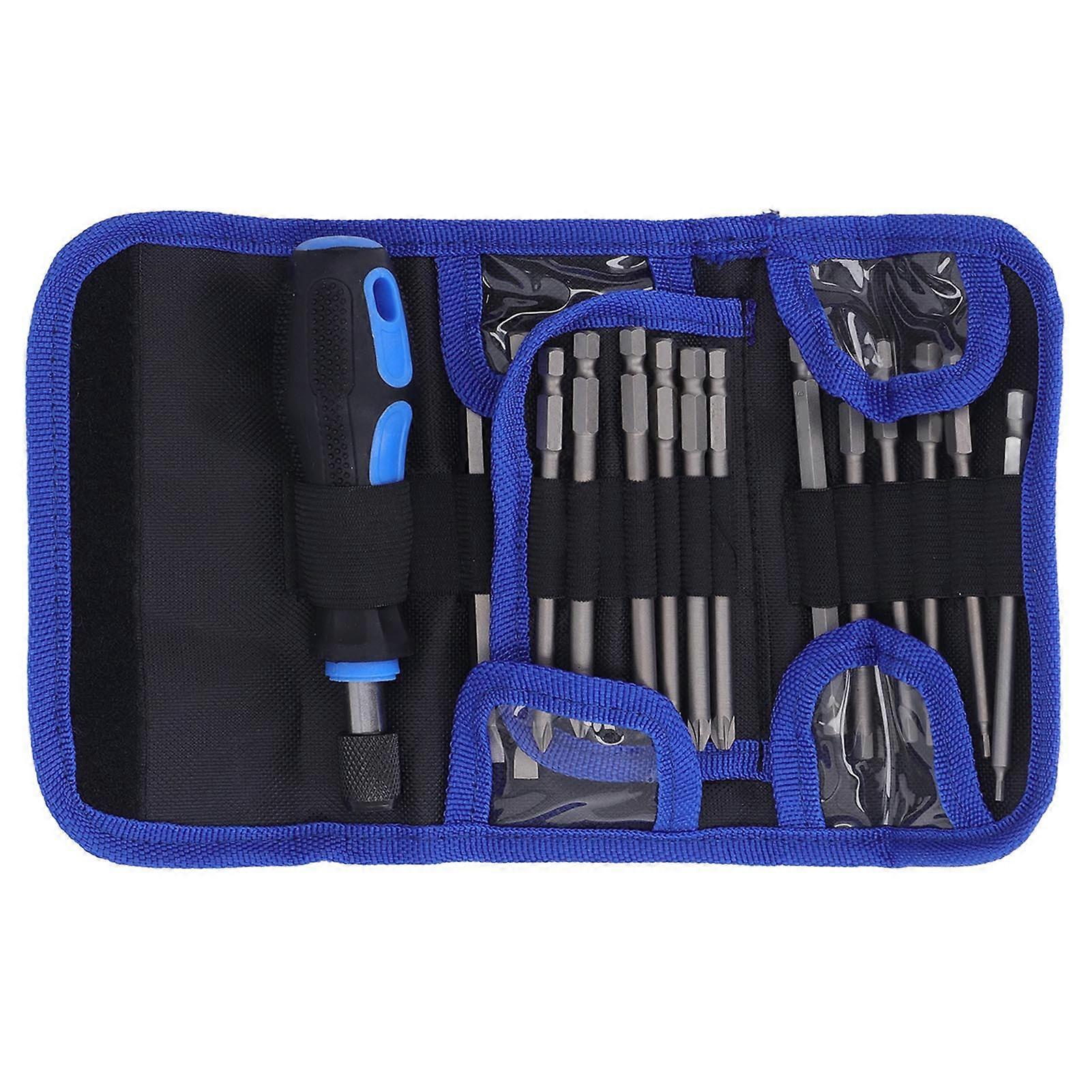 24Pcs Screwdriver Bit Set CR V Strong Magnetic Multifunctional Screwdriver Bit Assortment Kit for Repair Maintenance