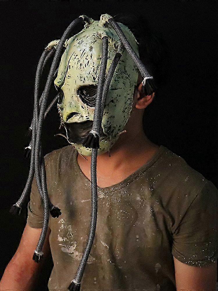 Slipknot Mask Horror Latex Grimace Tree Mask Realistic Cosplay Props for Halloween