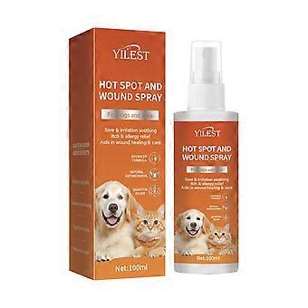 Dog spray 100ml, pet-repellent spray, indoor and outdoor, long-lasting protection against cat and dog bites.