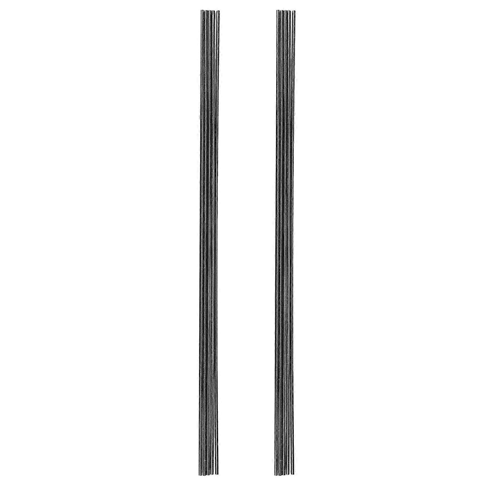 砂のテーブルRc飛行機DIYのための10pcs 4mmの黒いカーボン繊維の棒500mmの長さ