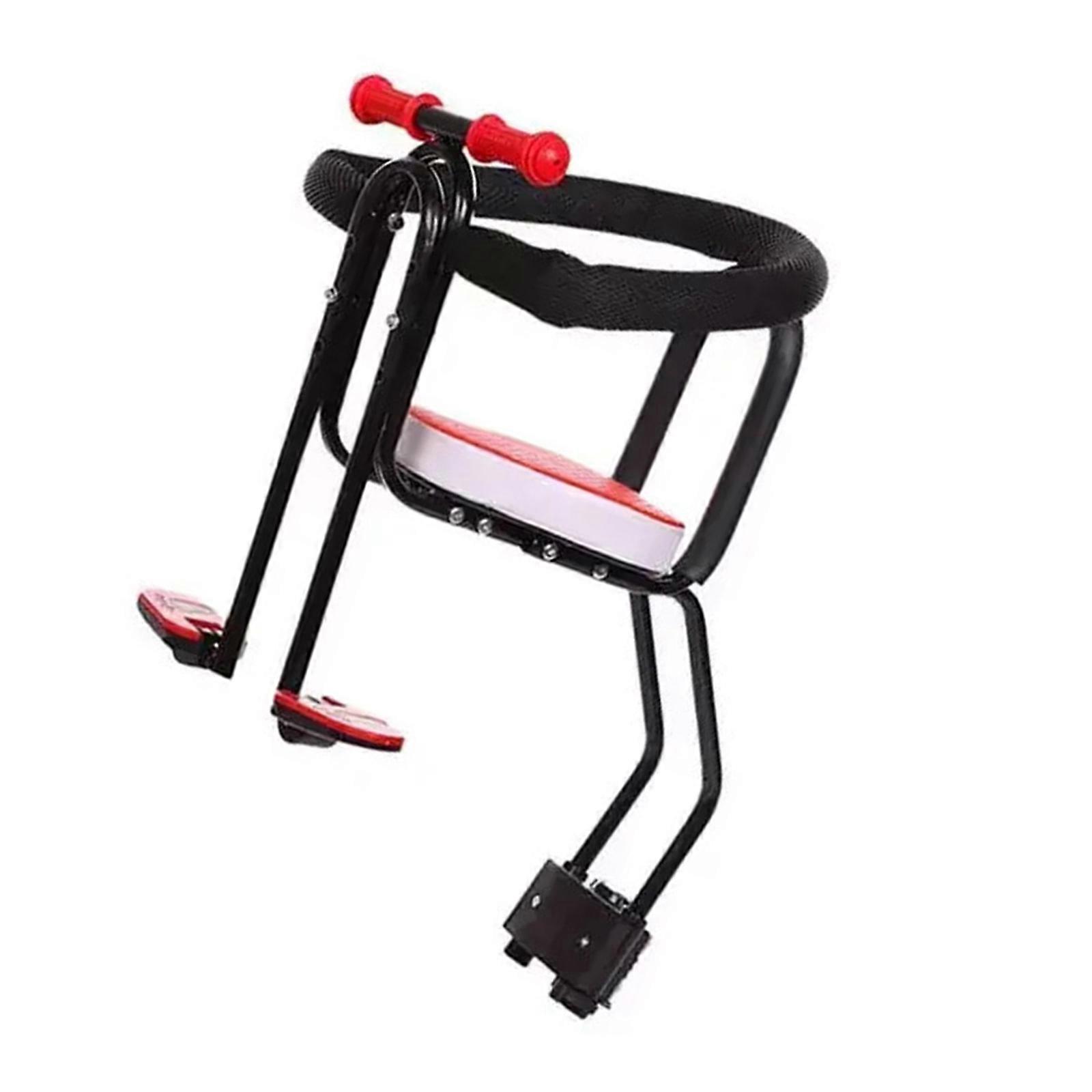 User Friendly Front Mounted Bike Seat for Children Anti Slip Handles Tool Release Installation Lightweight Alloy Structure Premium Cushion Support 