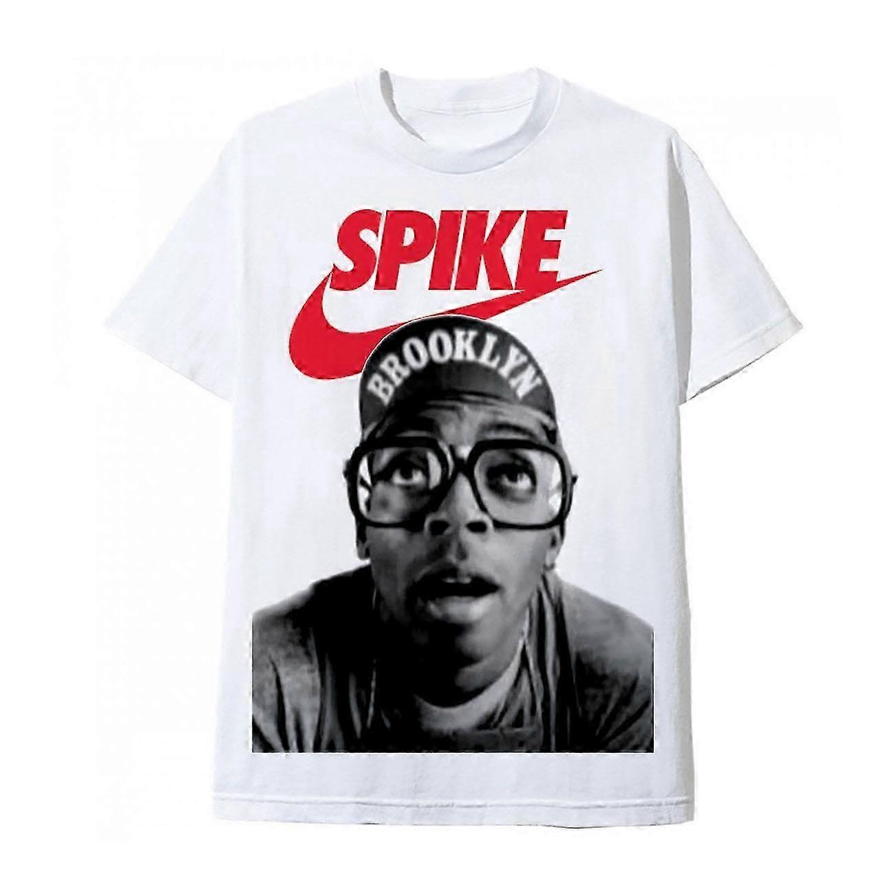 White Tee Shirt Spike Lee Retro Designs