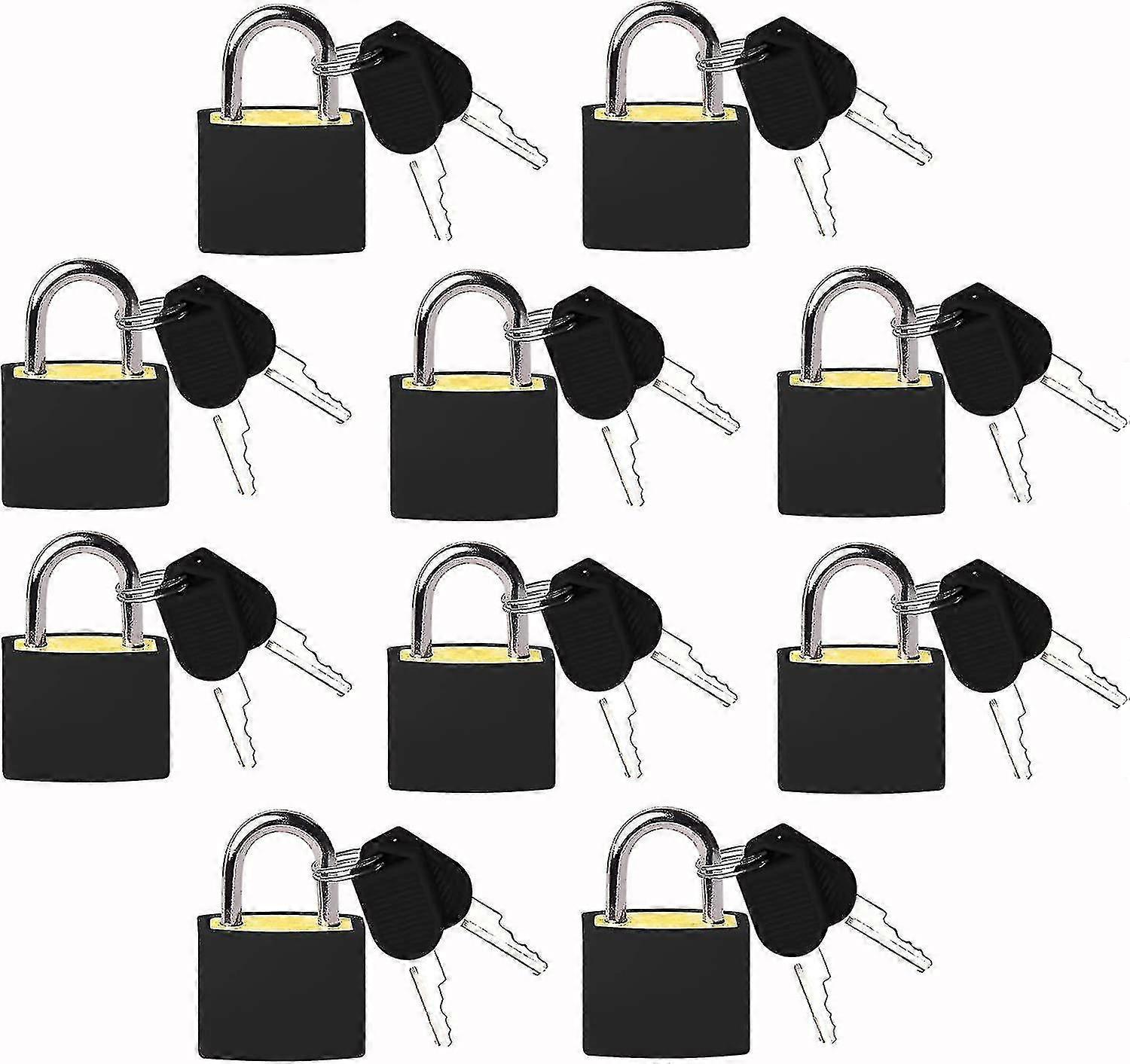 Padlock(10 Pack )bulk Small Locks With Keys Home School Essentials For Luggage