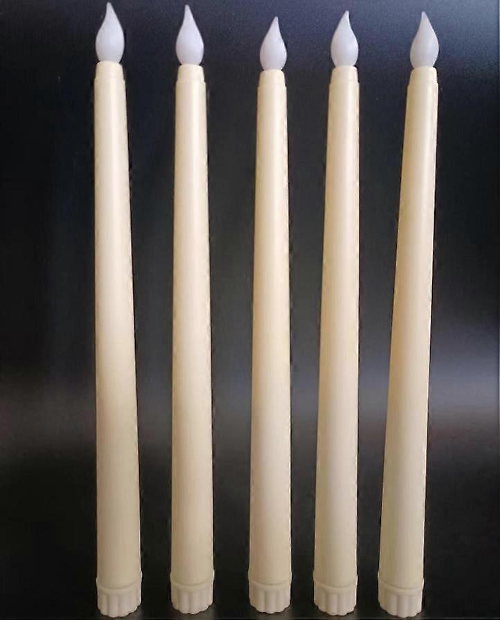 LED sans flamme cône scintillant bougie lumière batterie alimenté par batterie Dîner fête à l’église