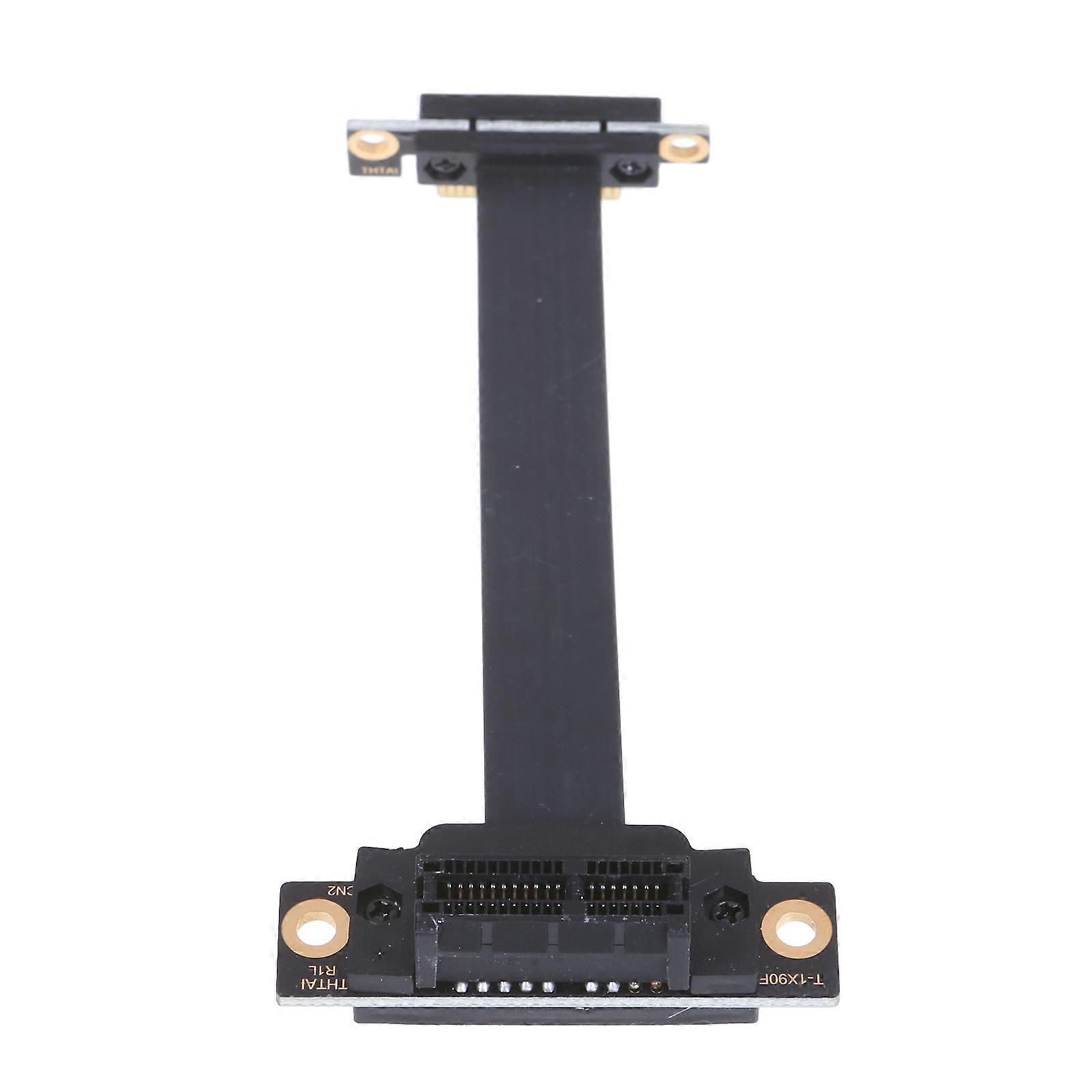 Flexibility Double 90Degree PCIe3.0 x1 to x1 Extension Cable Convenient PC Connection Improve Performances 50mm/100mm Multicolor