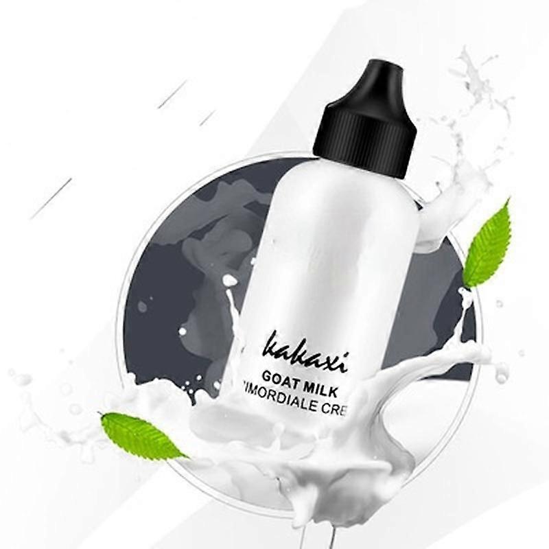 Professional Lazy Face Foundation Cream Goat Milk Revitalizing Full Coverage Waterproof Makeup Base Brighten Cover Dark Circles