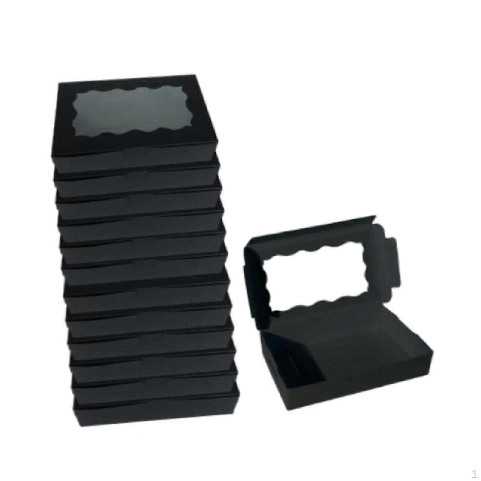 12 Pack Small Treat Containers with Window for Holiday Desserts