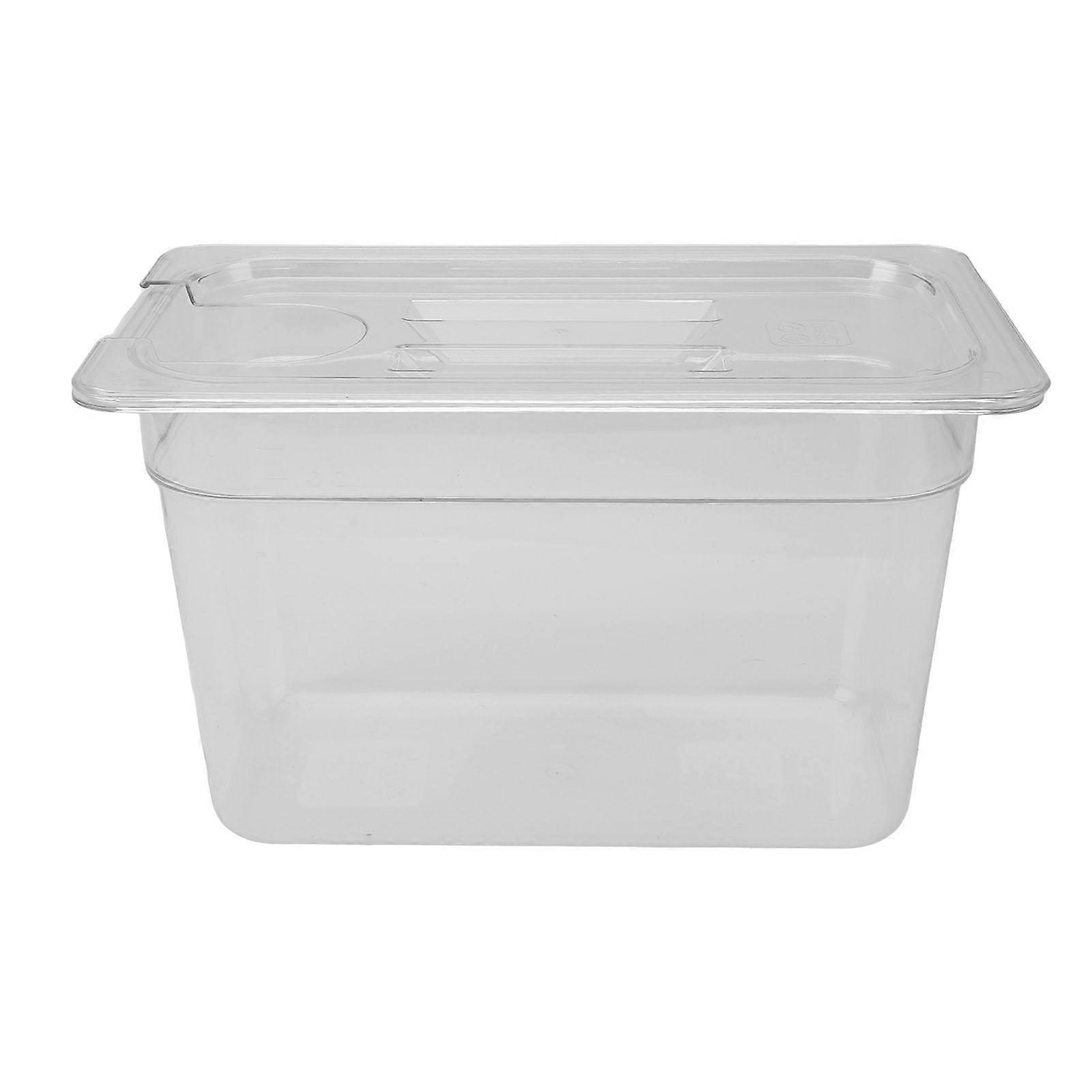 Clear Slow Cooking Container 6.9L Low Temperature Slow Cooker Storage Case Transparent Low