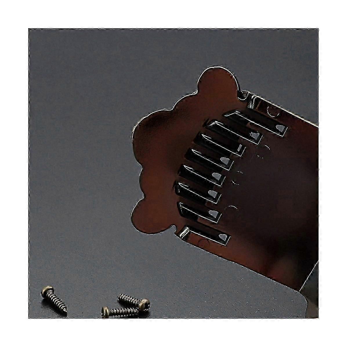 Mandolin Bronze Tailpiece for 8-Ring String 3-6 String Cigar Box Guitar Accessories