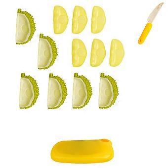 Frühkindliches Lernspielzeug mit abnehmbarem Durian-Motiv für kreatives Spielen und Fotorequisiten, mehrfarbig