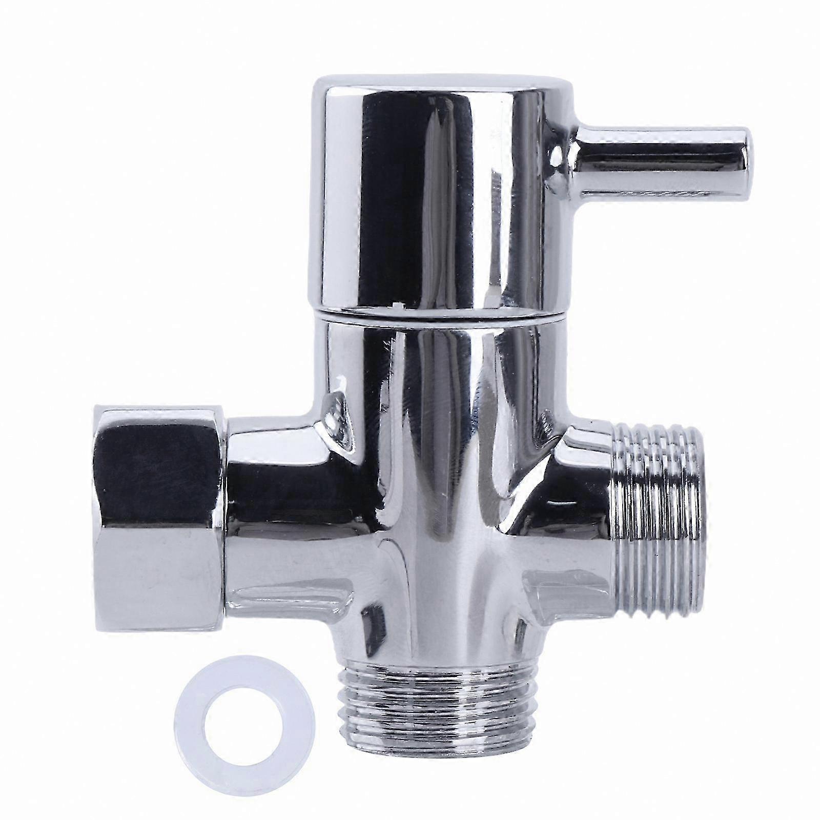 3-Way Shower Diverter Valve with G1/2 Inch Connection for Bathroom Use