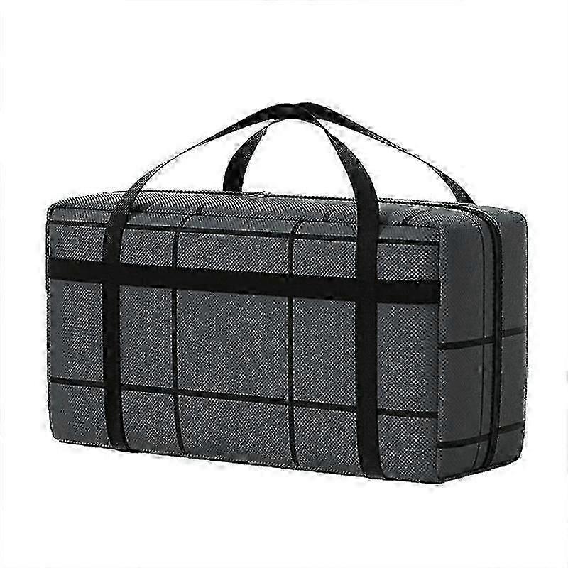 Large Capacity and Super Load-Bearing Black Composite Material Storage Bag Dustproof and Moisture-Proof with Zipper 25-26