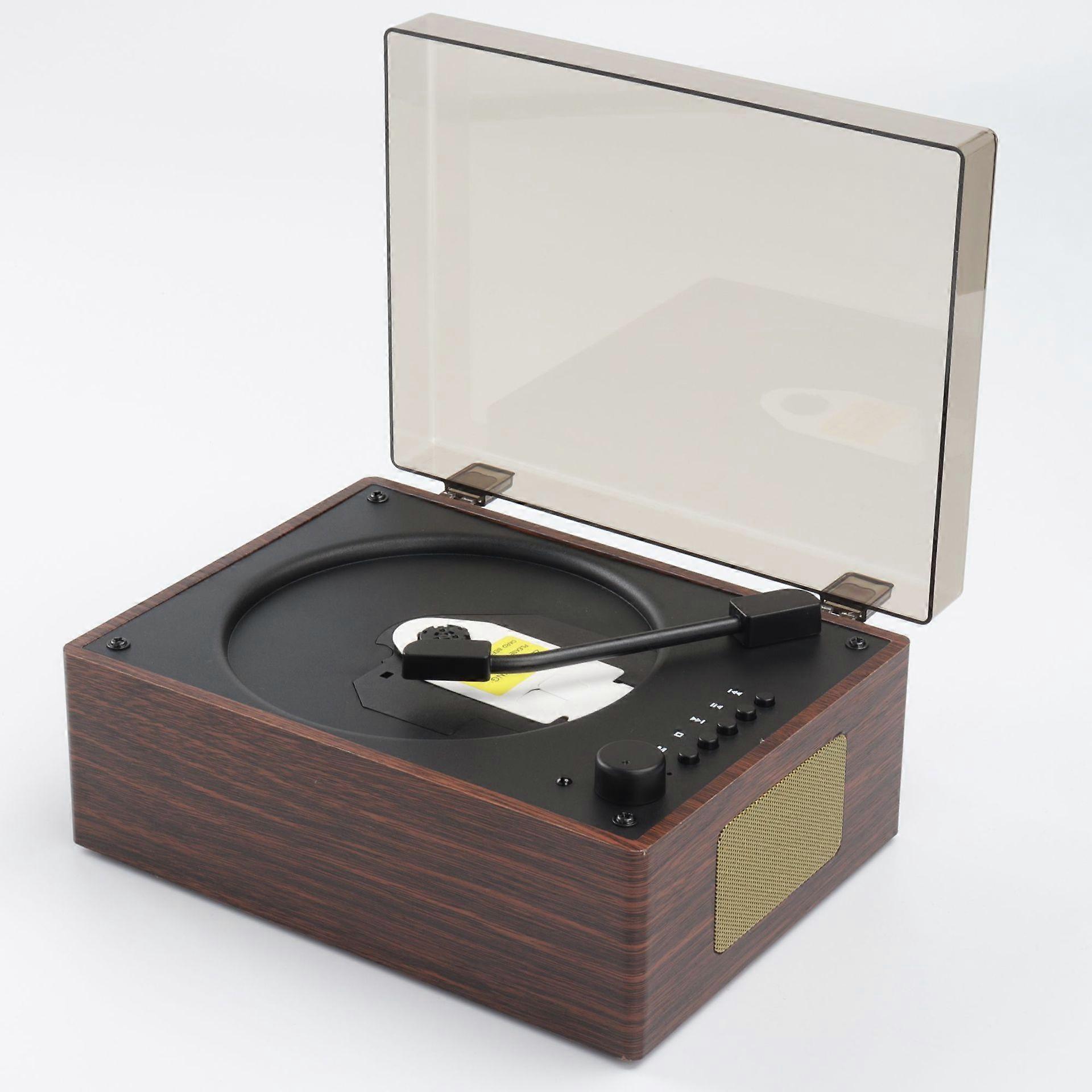 Retro portable CD player, Bluetooth music speaker, background music player, home decor gift  ideal for retro enthusiasts.