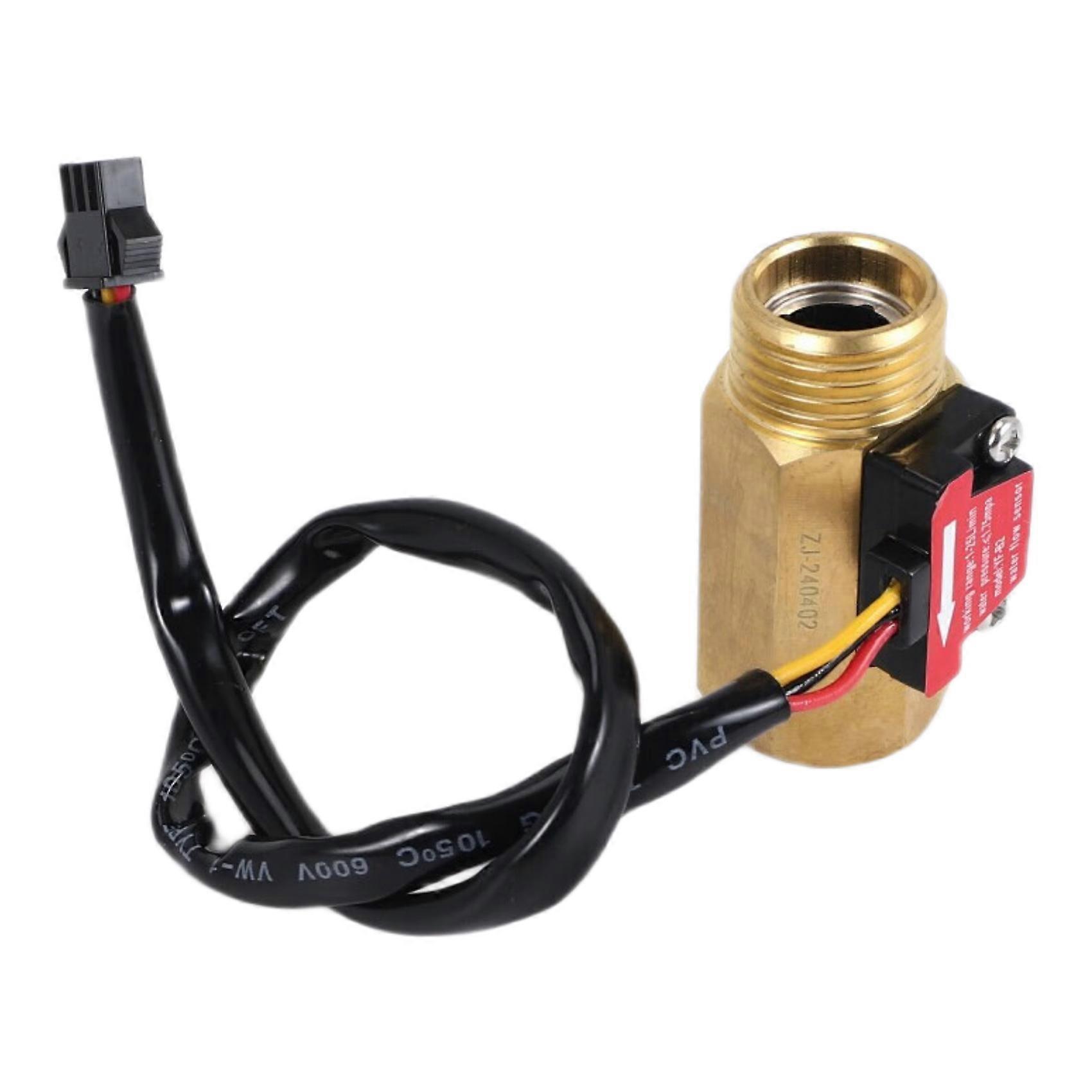 G1/2 inch Water Flow Hall Sensor Switch Flow Meter for Industrial Turbine Flowmeter Water Flow Sensor YF-B2