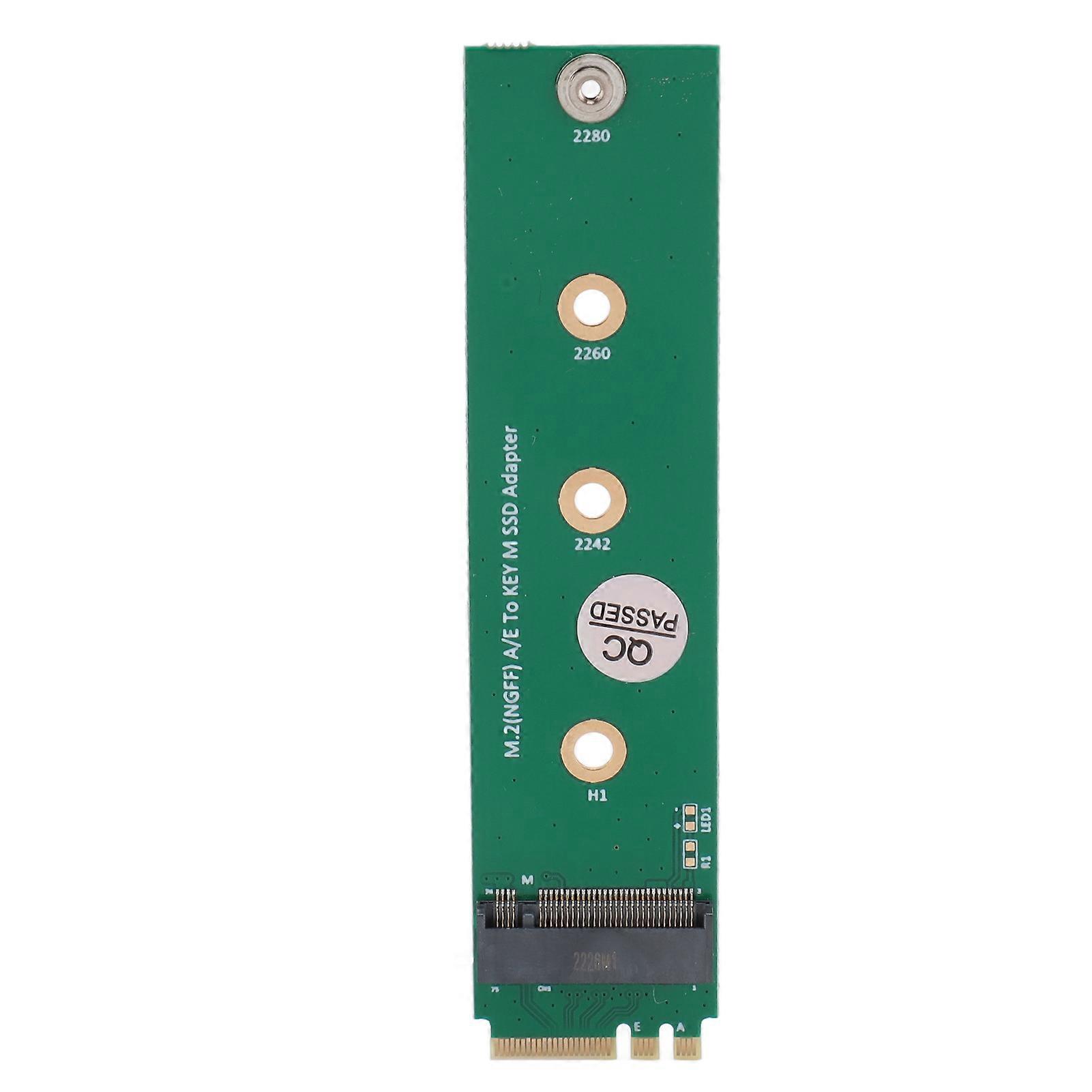 M.2 NGFF A E to Key M SSD Adapter Converter M.2 WiFi Interface A+E to NVME SSD Converter for 2230 2242 2260 2280 M2 SSD