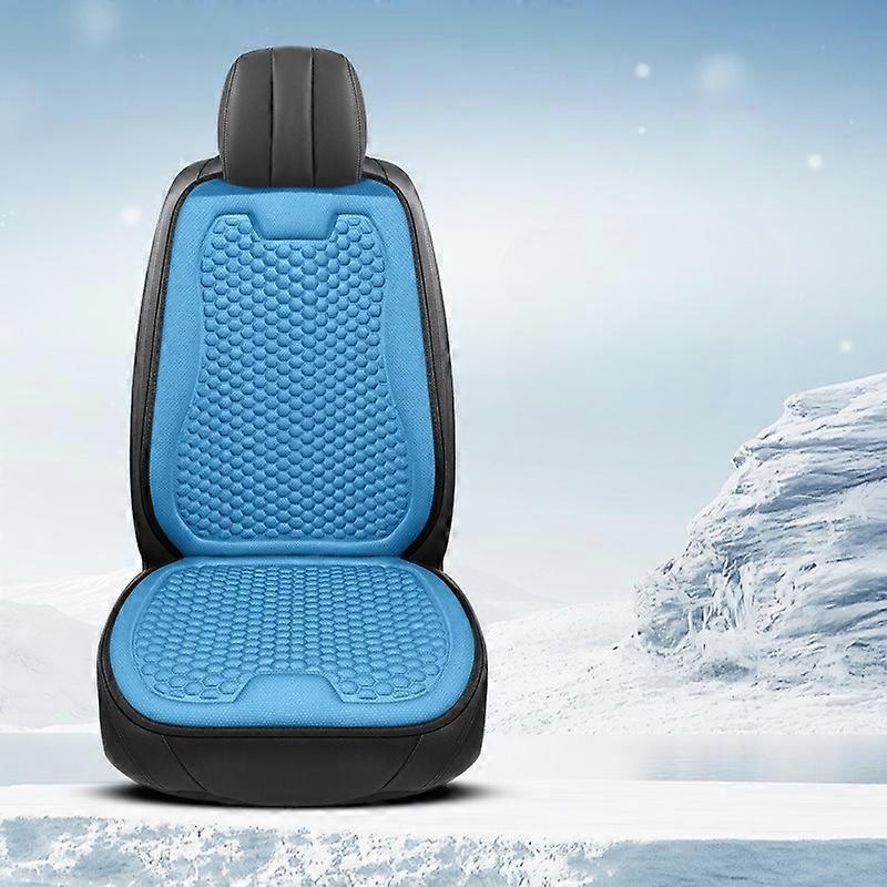 Coussins de siège auto en tissu CoolFeel respirant et confortable avec design sphérique 3D - Convient à la plupart des véhicules en toutes saisons