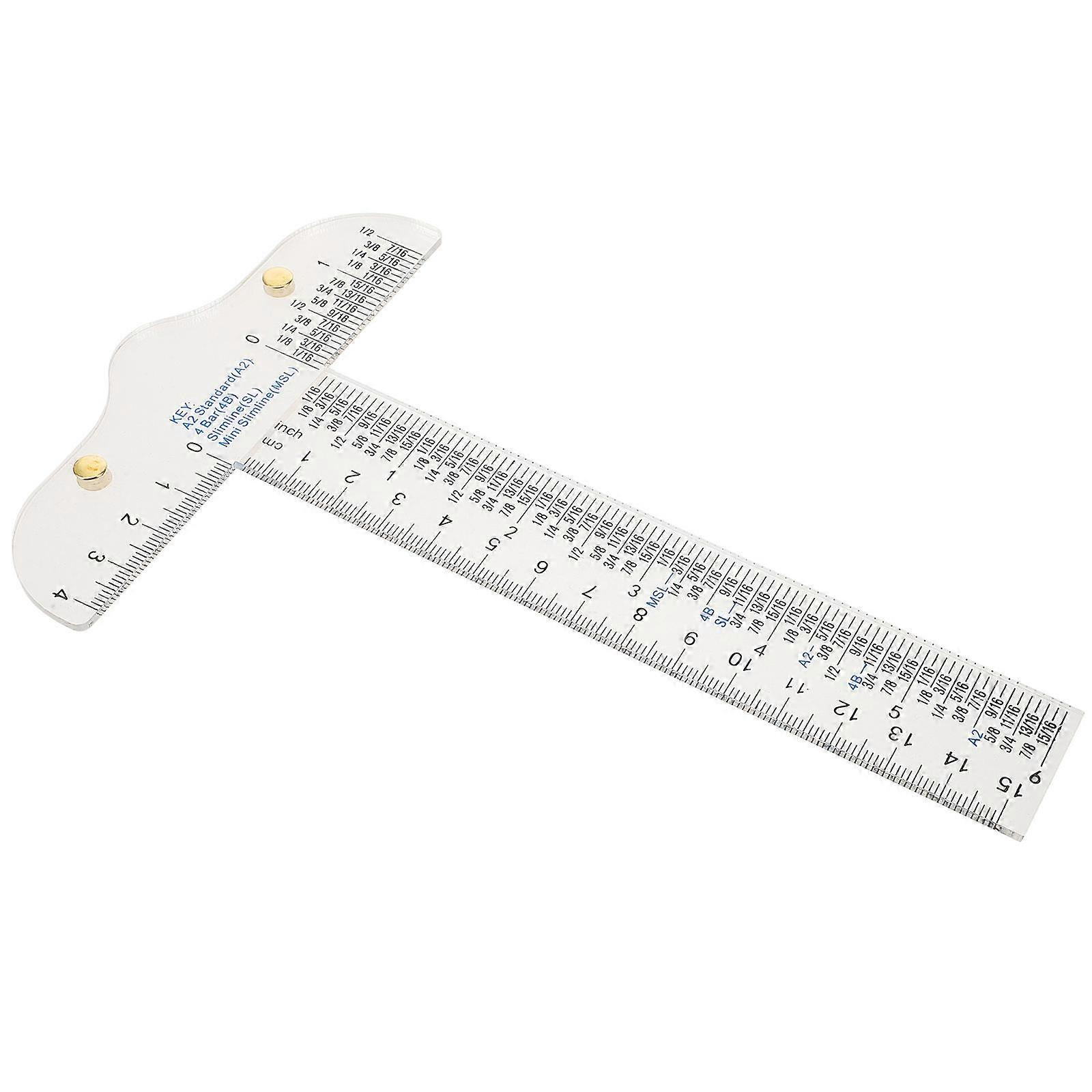 Acrylic Ruler for Seam Allowance and Drafting