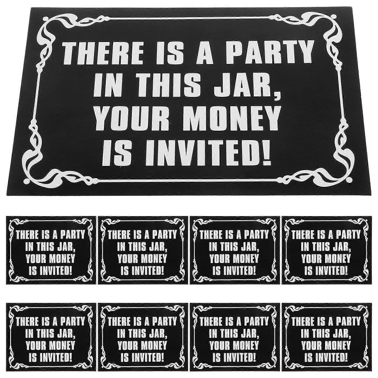 Vinyl Tip Decal Sticker for Restaurants with Black Material