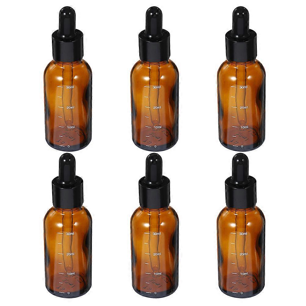 Perfume Dropper Bottles Glass Dropper Bottles for Storage 6Pcs