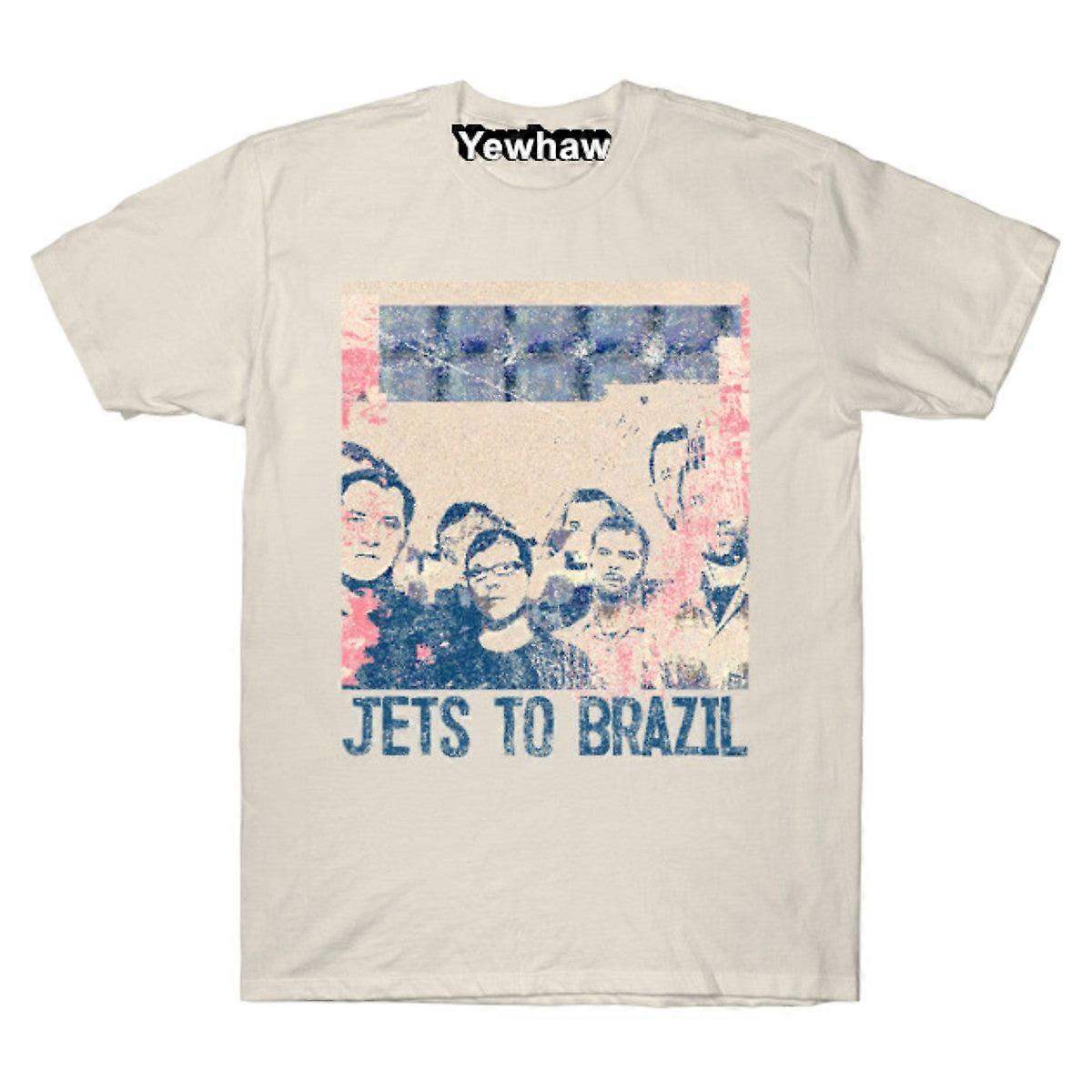 Koszulka Jets To Brazil ∆ w stylu retro z oryginalnym wzorem dla fanów