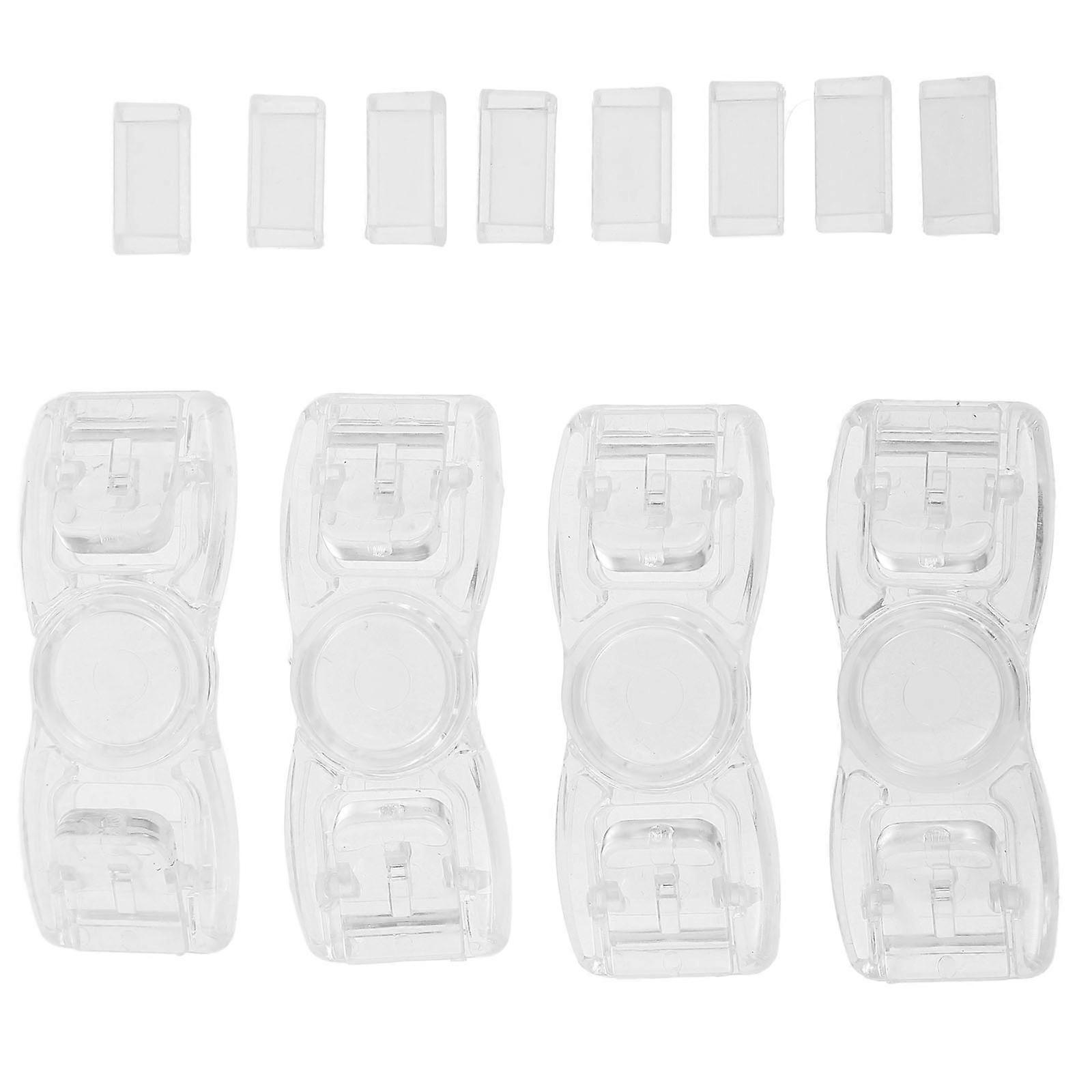 4pcs Universal Swim Goggles Buckles Replacement Pieces For Goggles Clasps