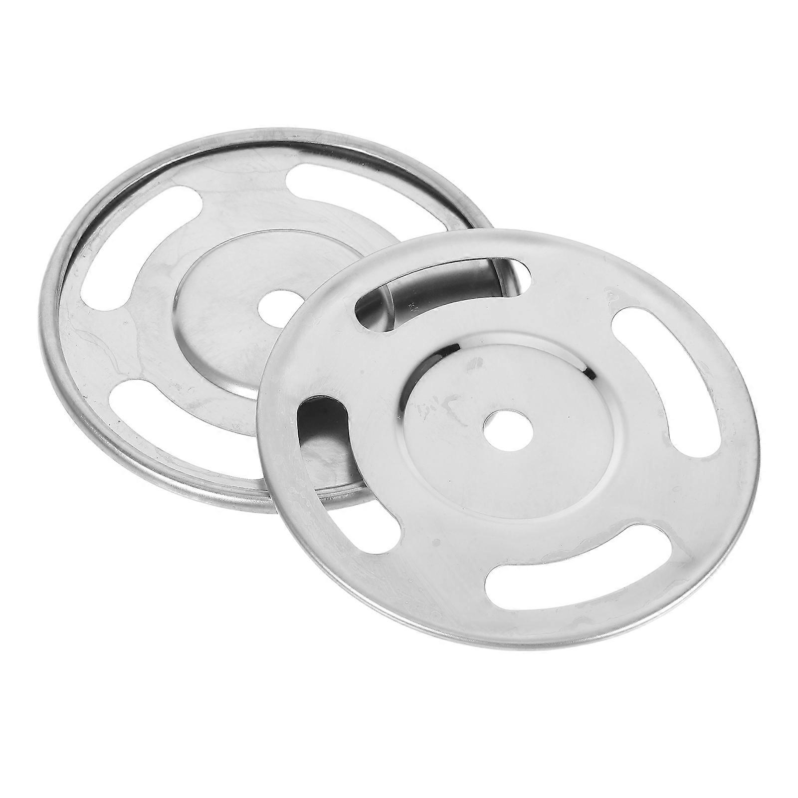 قطعتان من خطافات عمود الدعامة المصنوعة من الفولاذ المقاوم للصدأ، ملحقات تعليق الحبال لحواجز التحكم في الحشود في المسارح والمطاعم والمتاحف