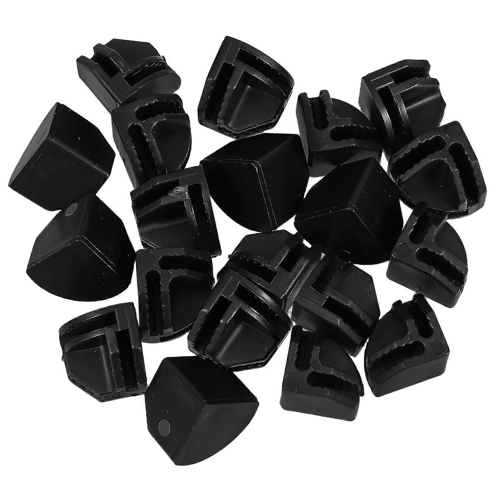 Black Wire Cage Buckle Clips for Rabbit Cage Connecting 20Pcs Set