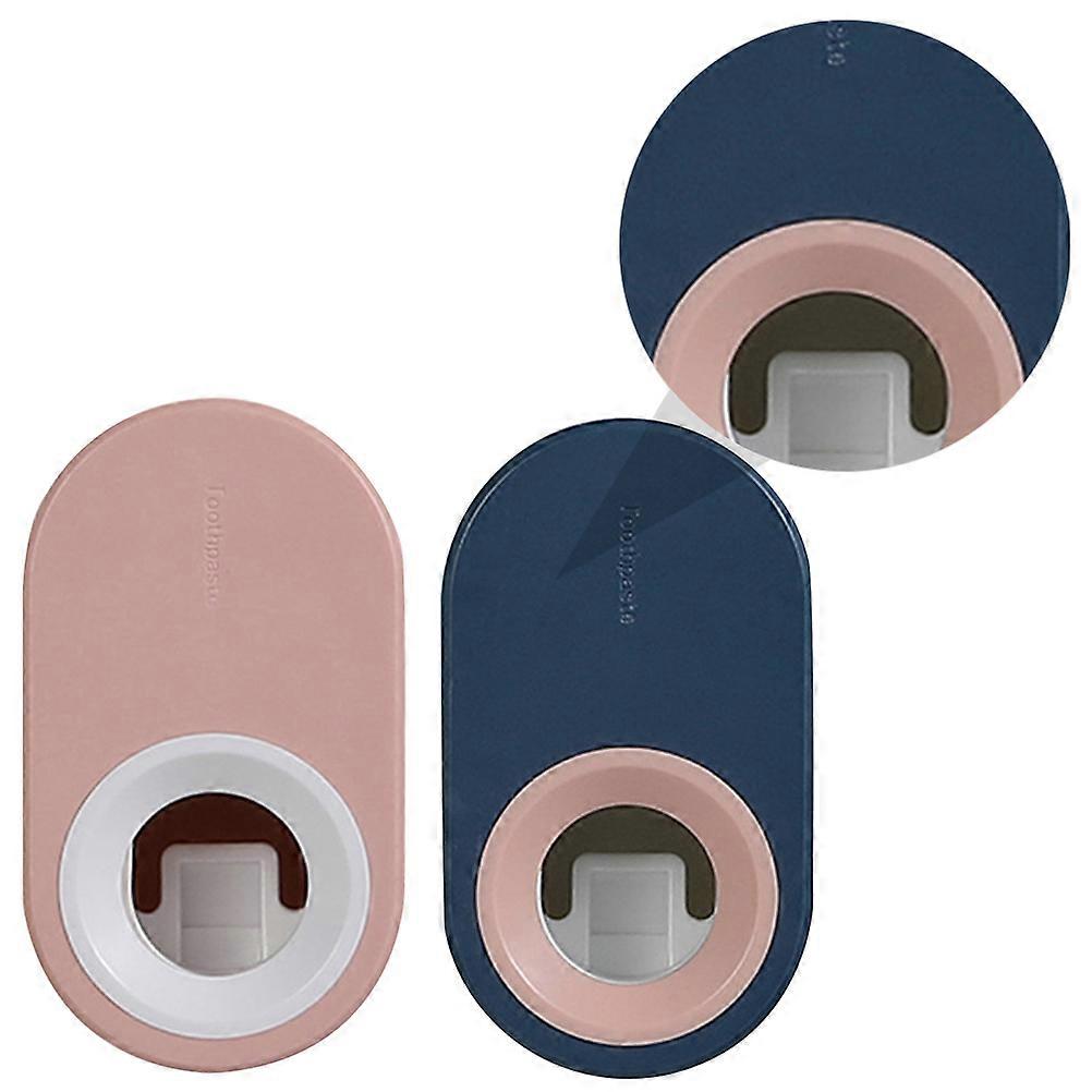 Toothpaste Squeezer Wall Mounted for Bathroom 4Pcs Assorted Color Kit