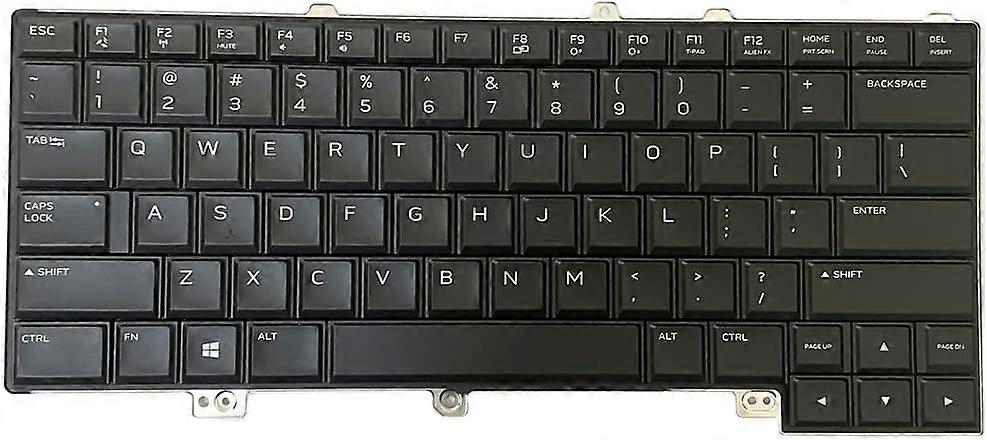 RGB Keyboard with Colorful Backlit Replacement for compatible with DELL Alienware 15 R4 0DG2JY 006T78 PK1326S1A00