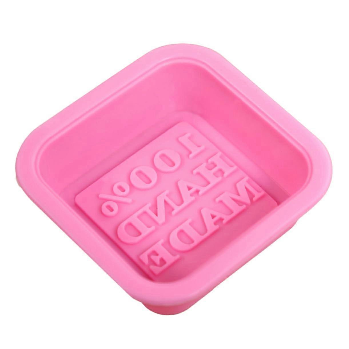 Silicone Soap Mold Food Grade Flexible NonStick Easy Release for Homemade Soap Muffins