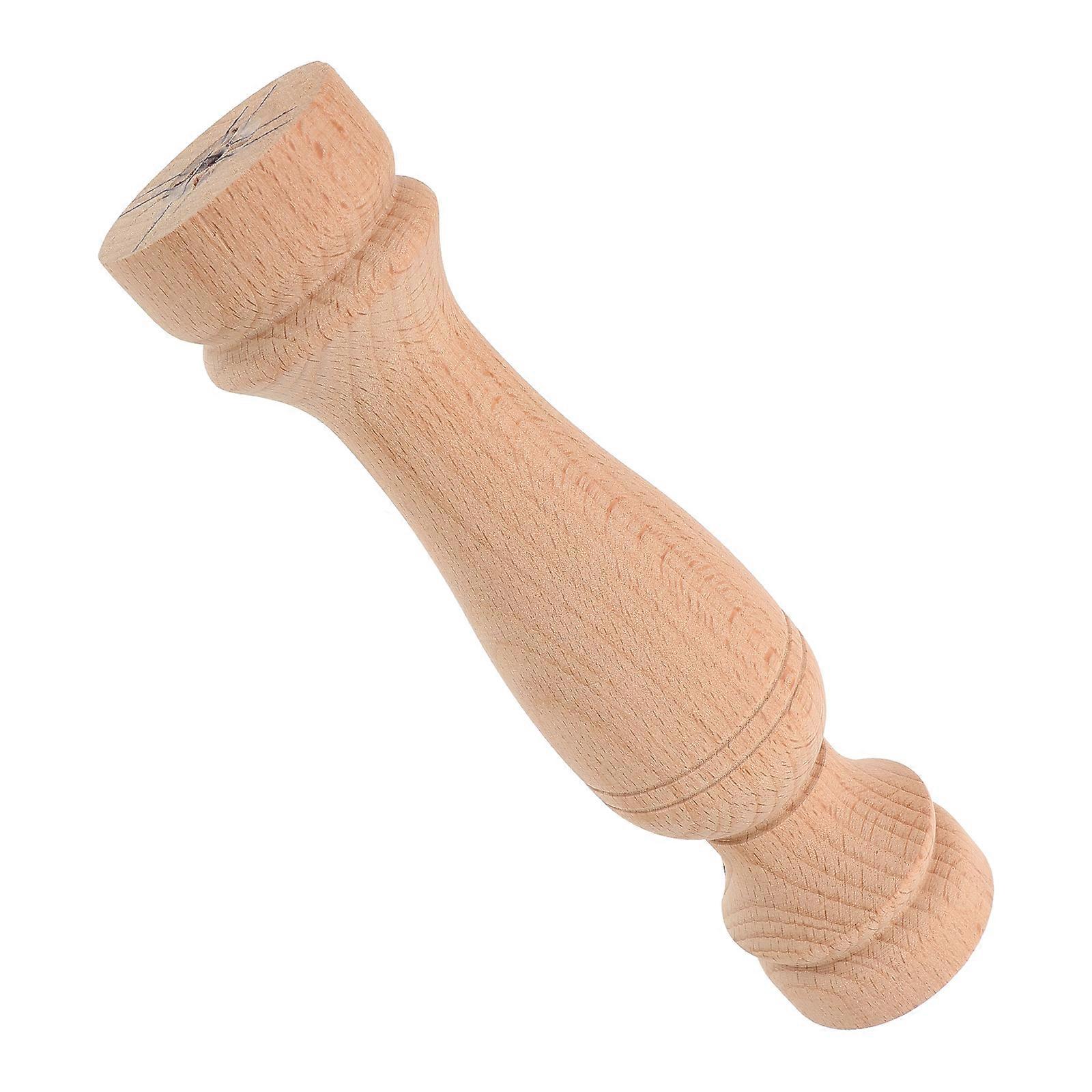 Wooden Carved Table Post Roman Column Function for Home Use