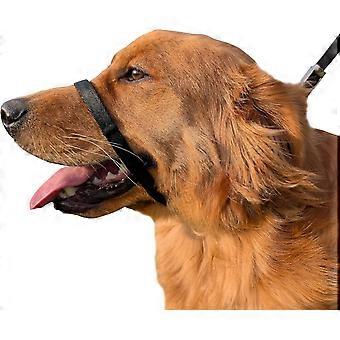 Coleira de cabeça anti-puxão PetsProMax para cães (cães agressivos/reativos; interrompe imediatamente a puxada; coleira de treinamento suave para cães; segura e eficaz)