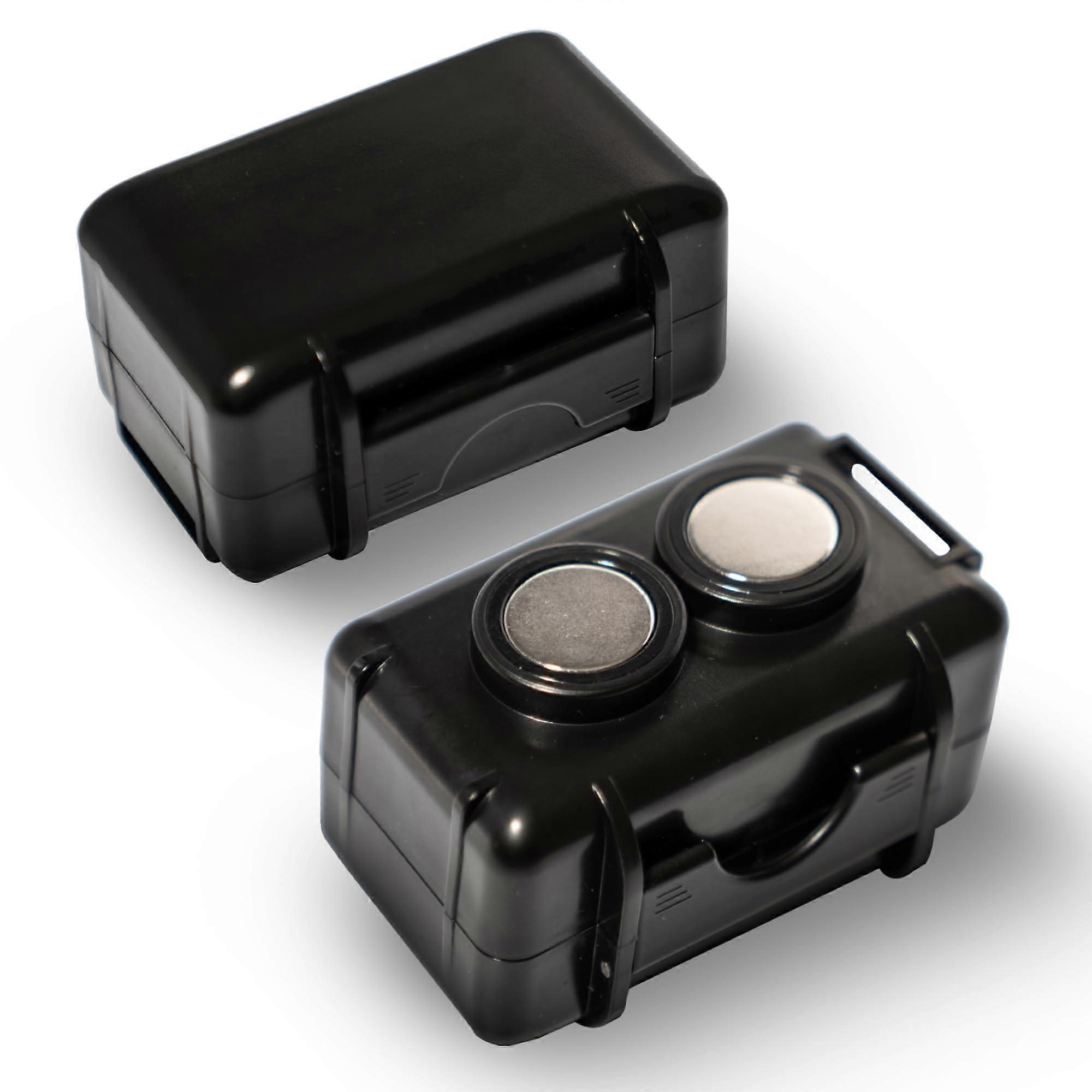 Weatherproof Magnetic GPS Tracker Case with Twin Neodymium Hold for Keys and Valuables Under Vehicles