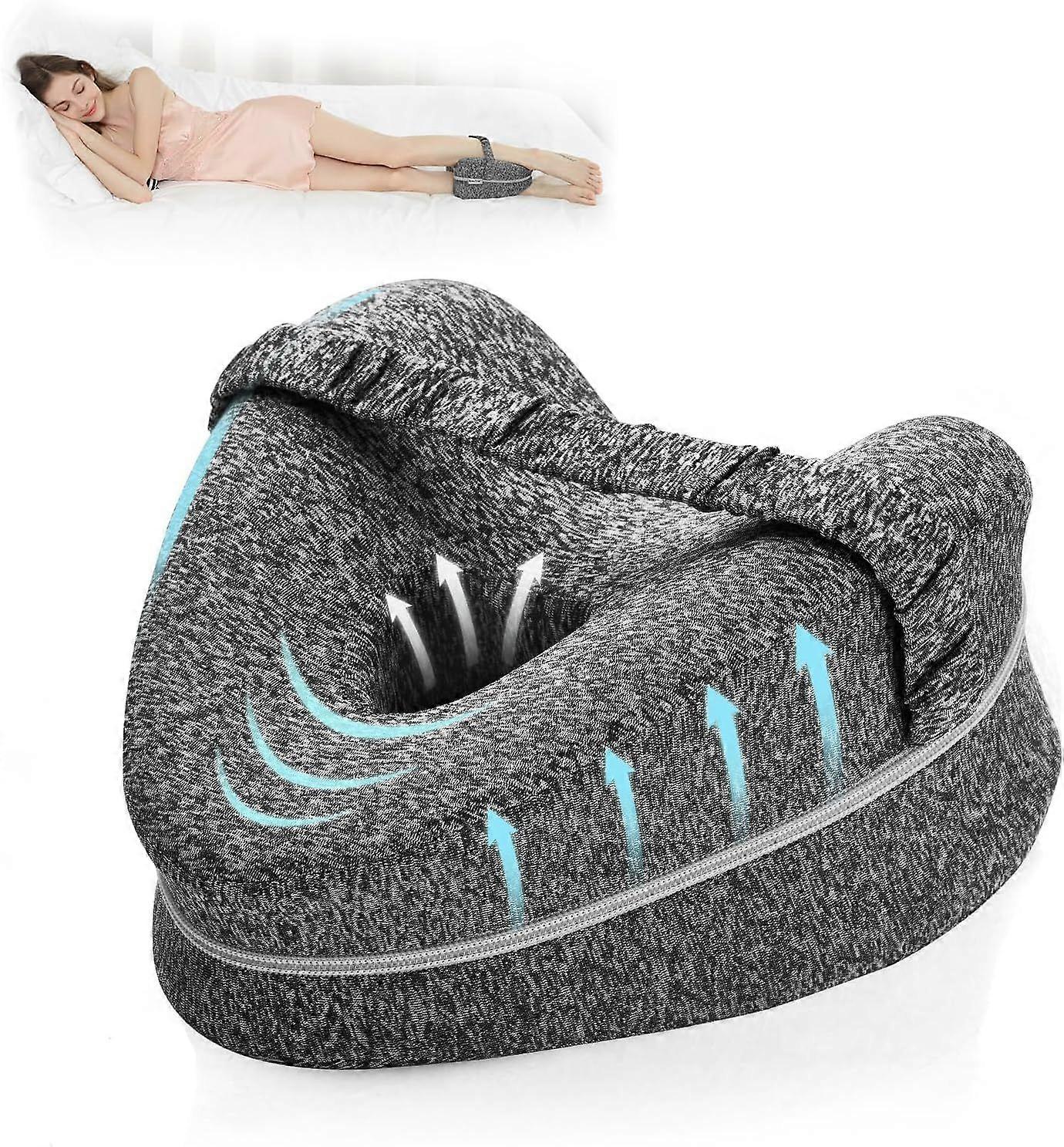 Ergonomic Side Sleeping Pillow | Memory Foam Knee Pillow for Side Sleepers |