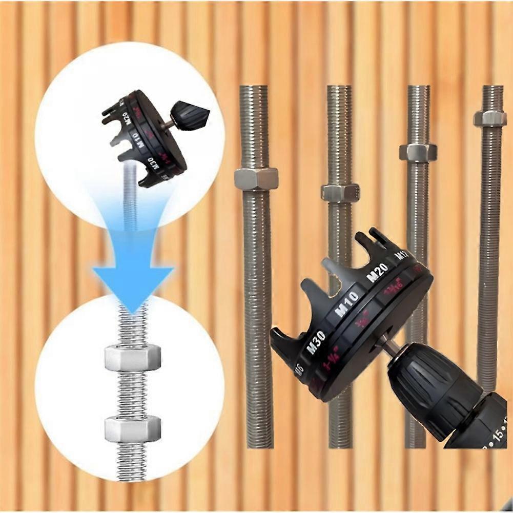 Suitable for Multi Size Nut Zipper Drill Attachment 3D Electric Drill Nut Drill Bit Socket Wrench Tool