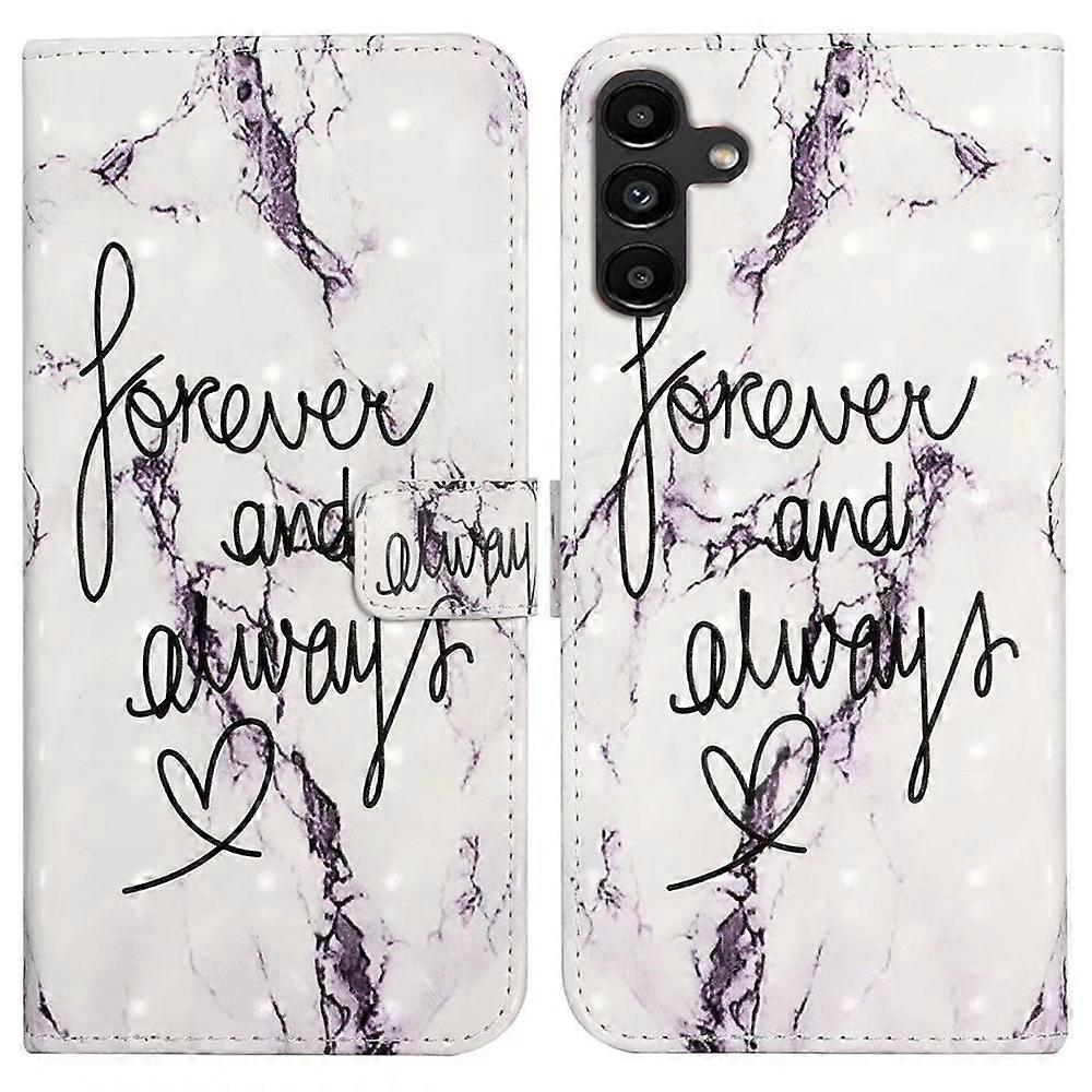 For Samsung Galaxy S25+Case 3D Creative Pattern PU Leather Stand Phone Cover