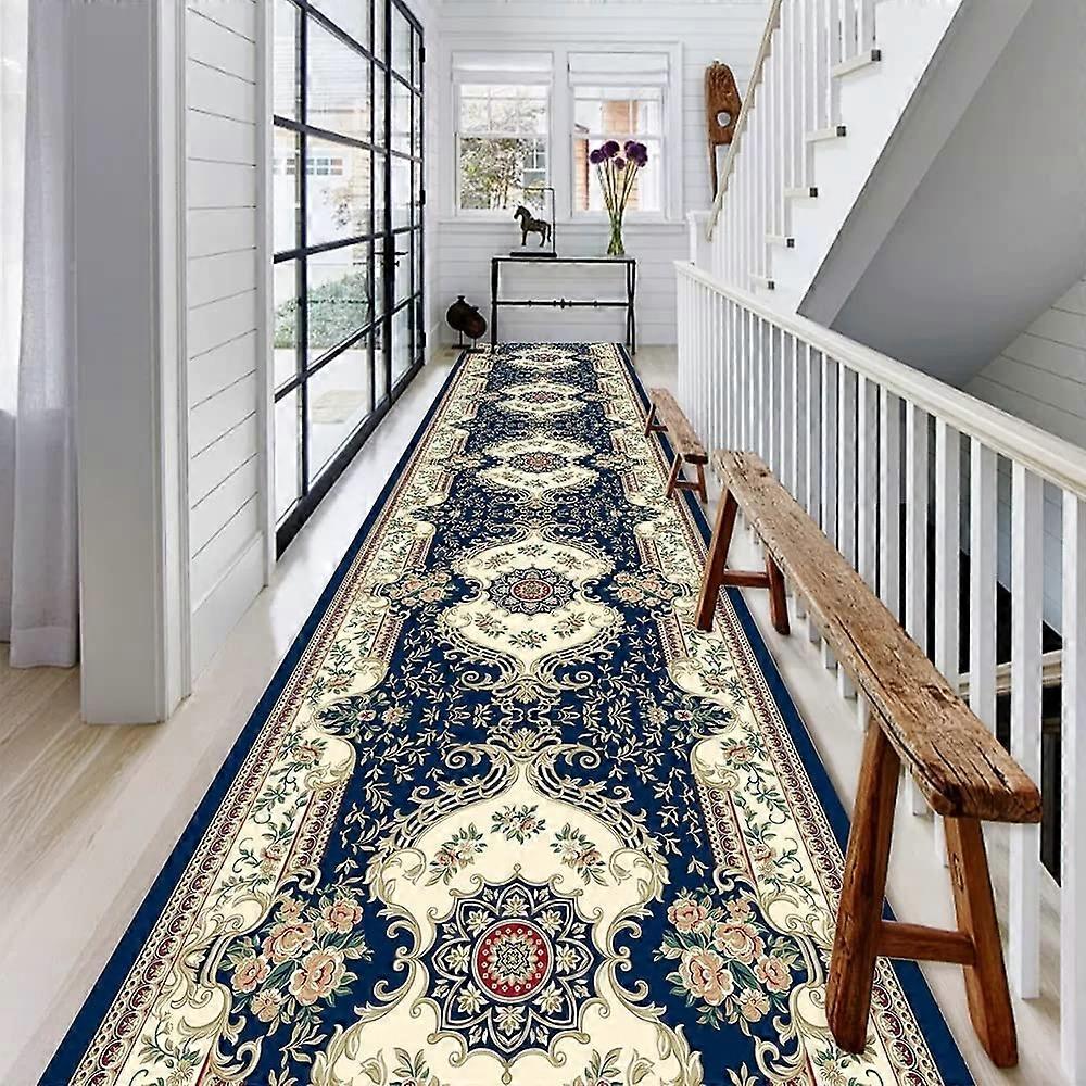 Extra Long Hallway Runner Rug Non Slip Rubber Backing Soft Padded Carpet Runner 3x15ft