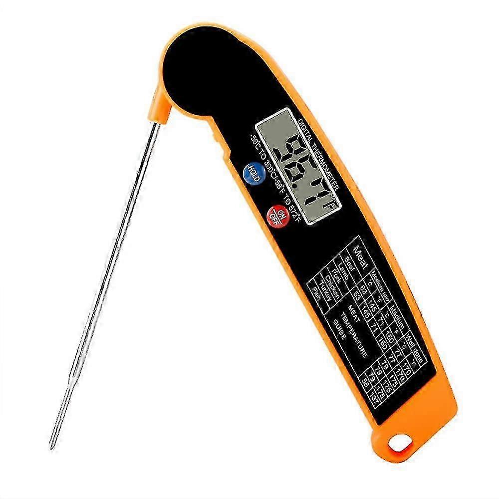 Digital Meat Thermometer, Foldable Probe, Auto On/off 26-27s