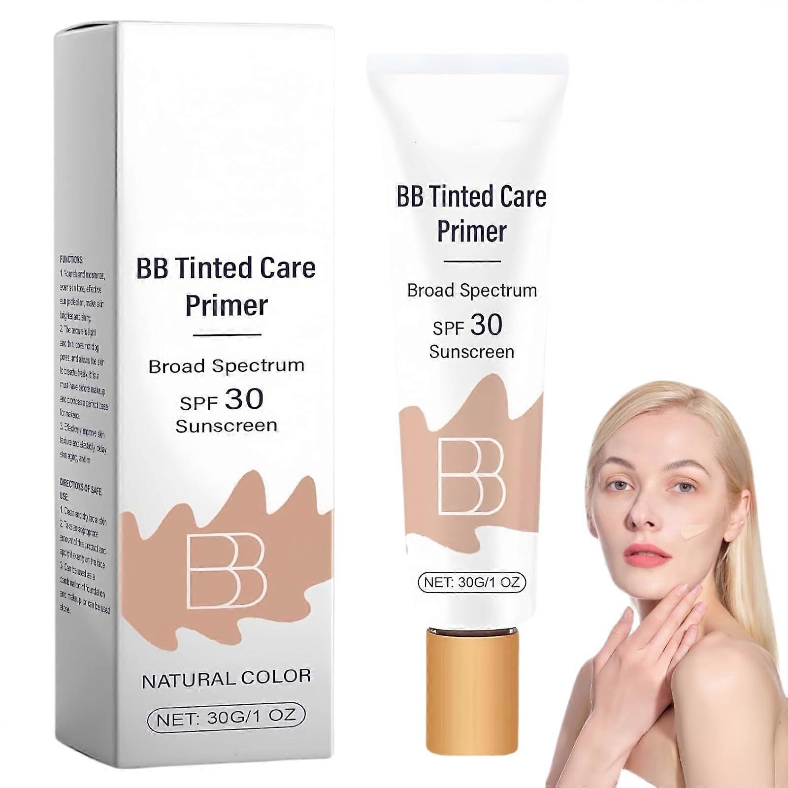 BB Cream Tinted Moisturizer SPF 30 with Lightweight Natural Coverage and Pore Blurring Effect