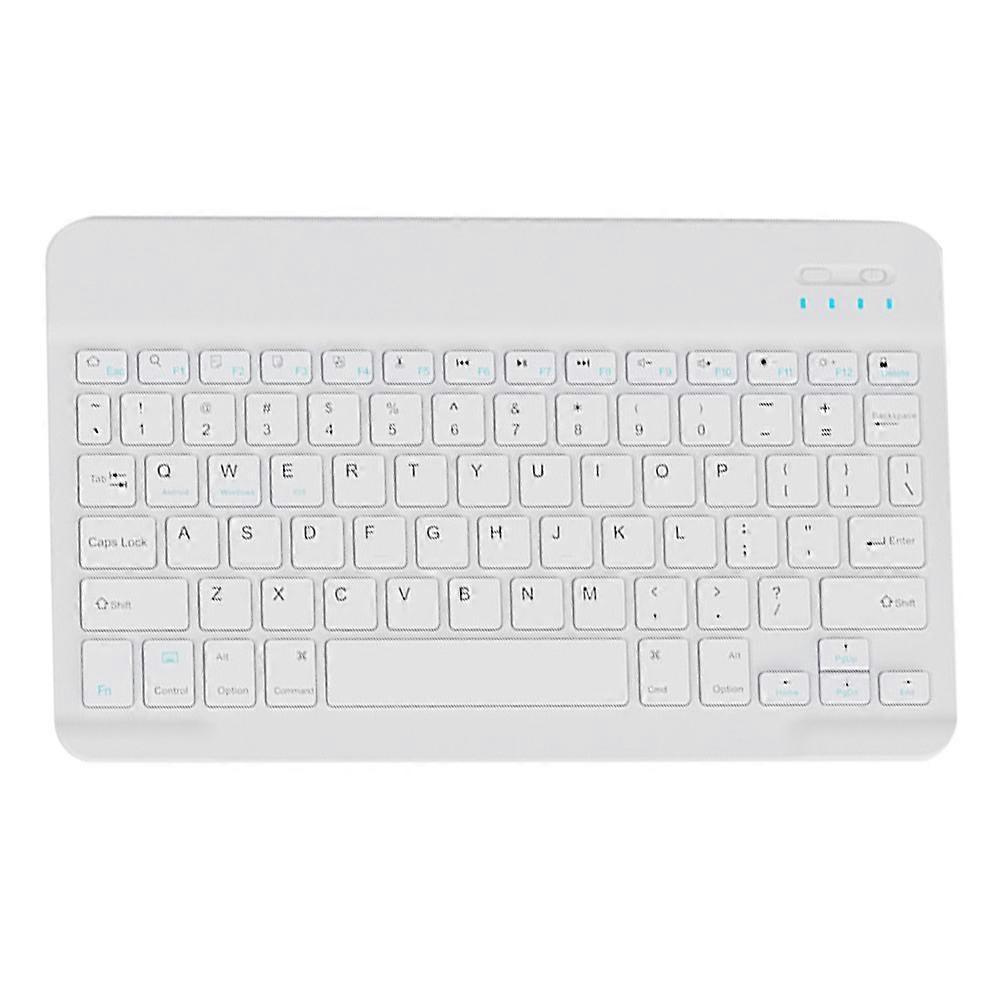 Bluetooth Keyboard Portable Keyboard for Tablet PC Tablet Gaming Accessories White