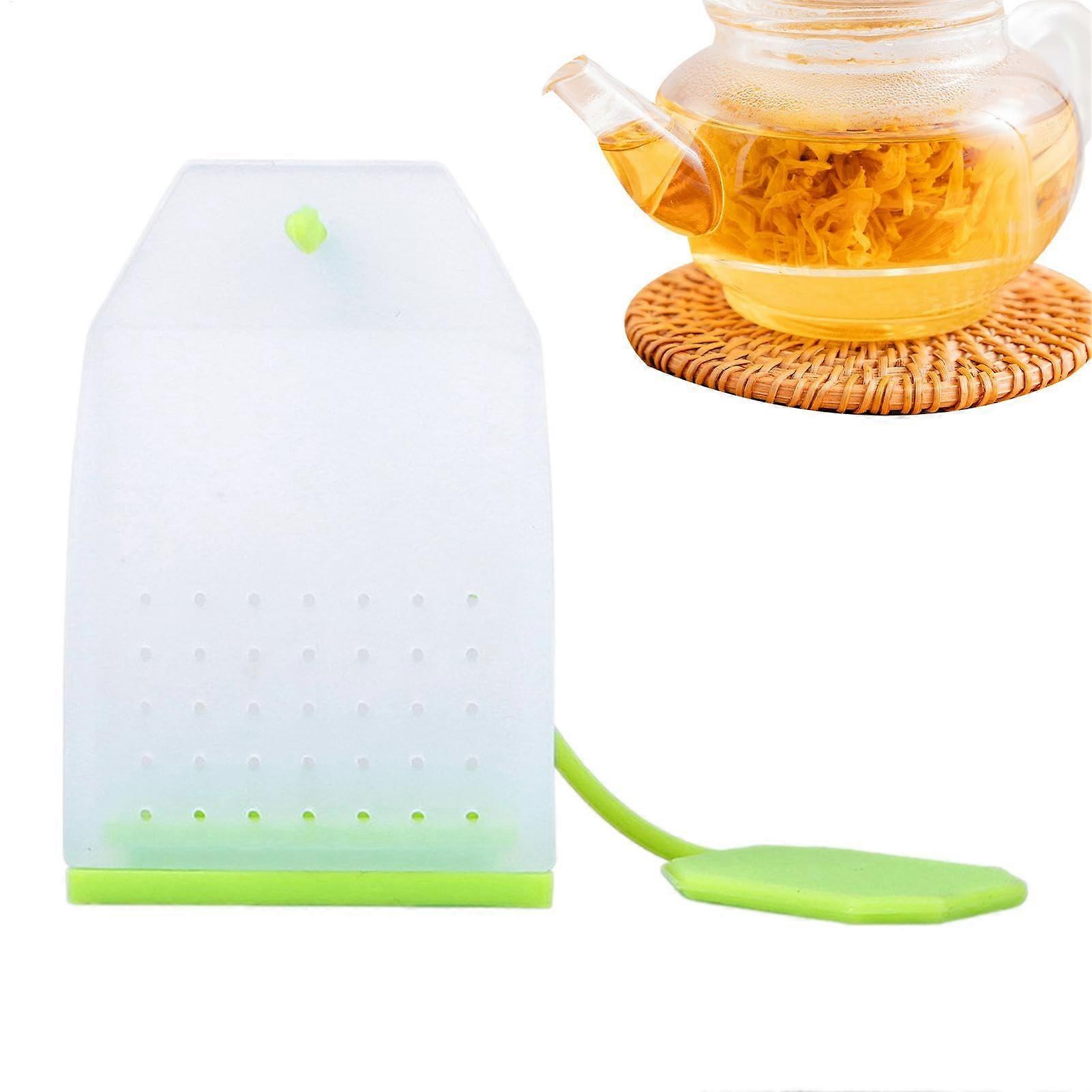 Silicone Tea Infuser for Loose Leaf with  Filtration and Easy Clean Square Design