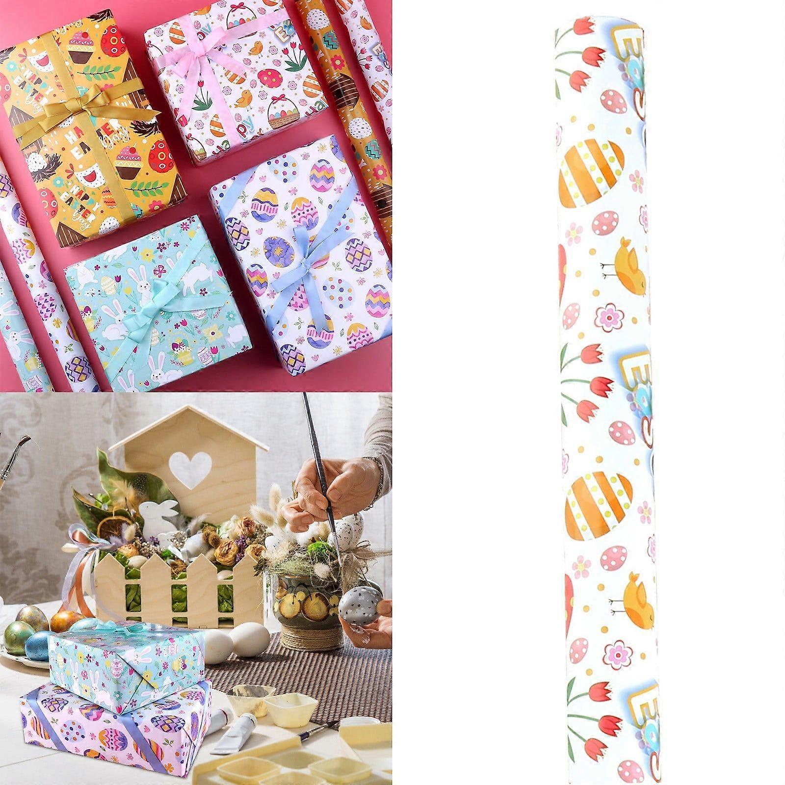 Room Decor  Wrapping Paper Easter Gift Wrapping Paper Rabbit Year Gift Wrapping