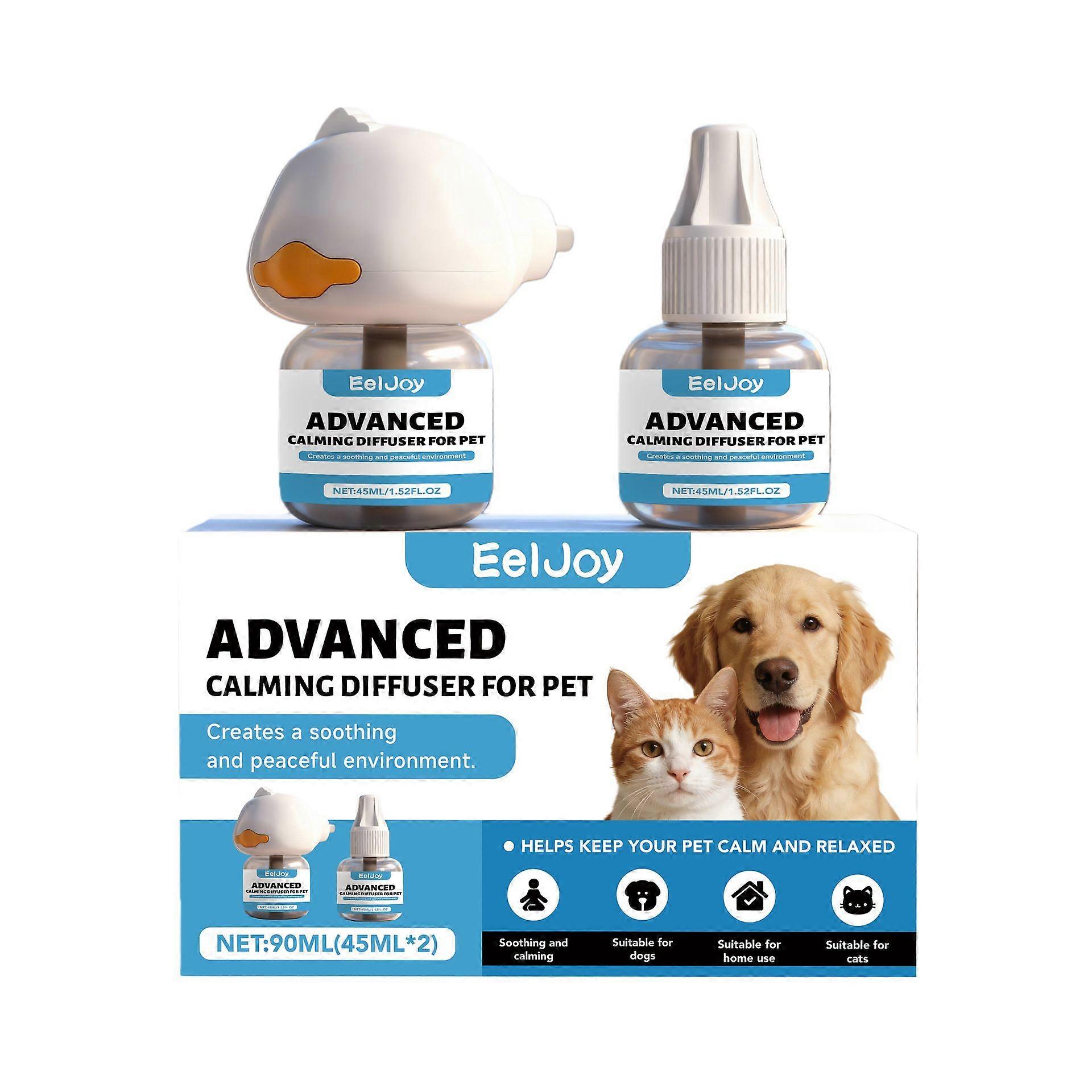 Dog Calming Diffuser Refills - 2 Pack Dog Pheromones Calming Diffuser for Dog Anxiety Relief, Dog Pheromone Diffuser, Pheromone Diffuser to Calm Dogs,