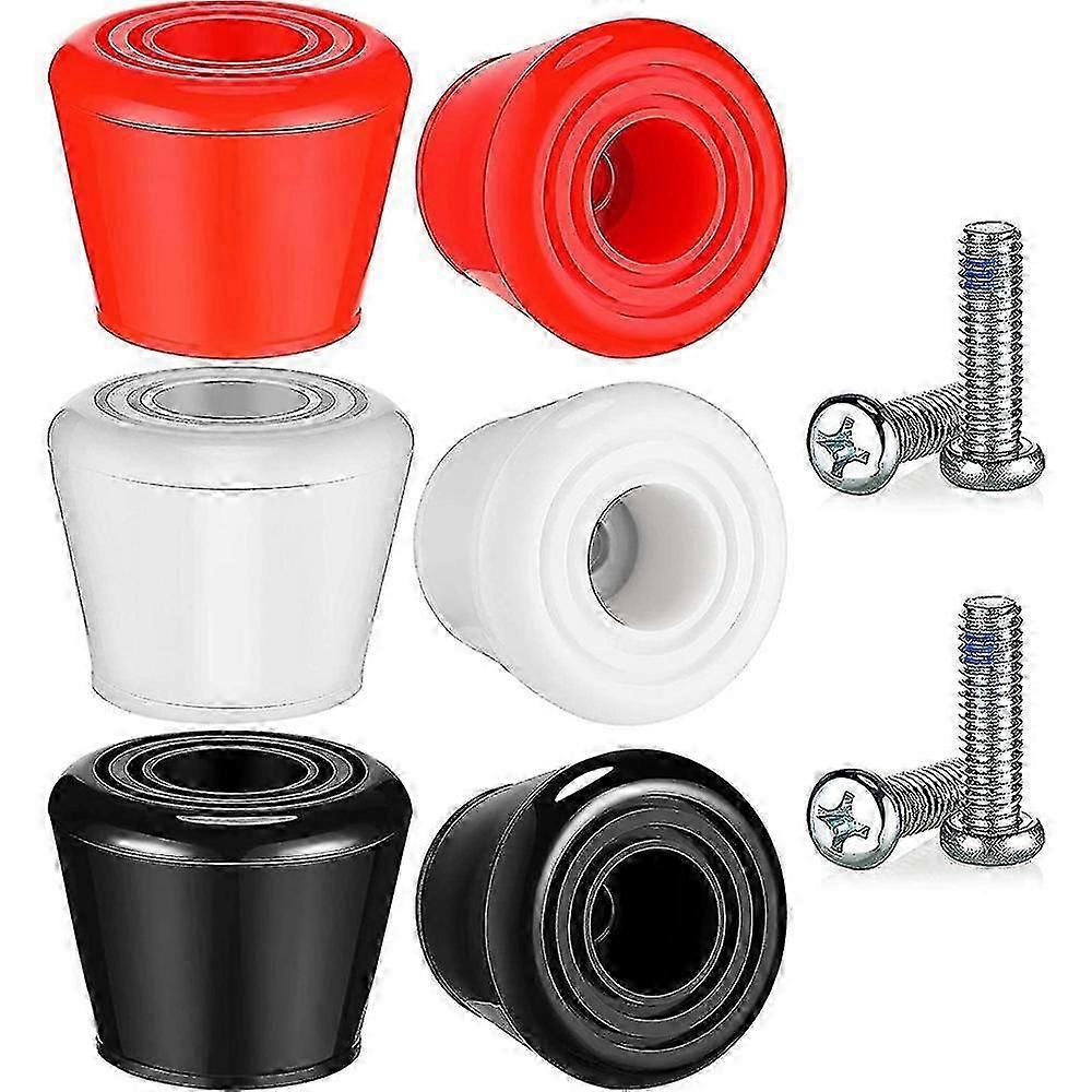 Roller Skate Toe Stoppers Set Roller Skate Toe Stops with 4 Pieces Screws Replacement Skate Accesso