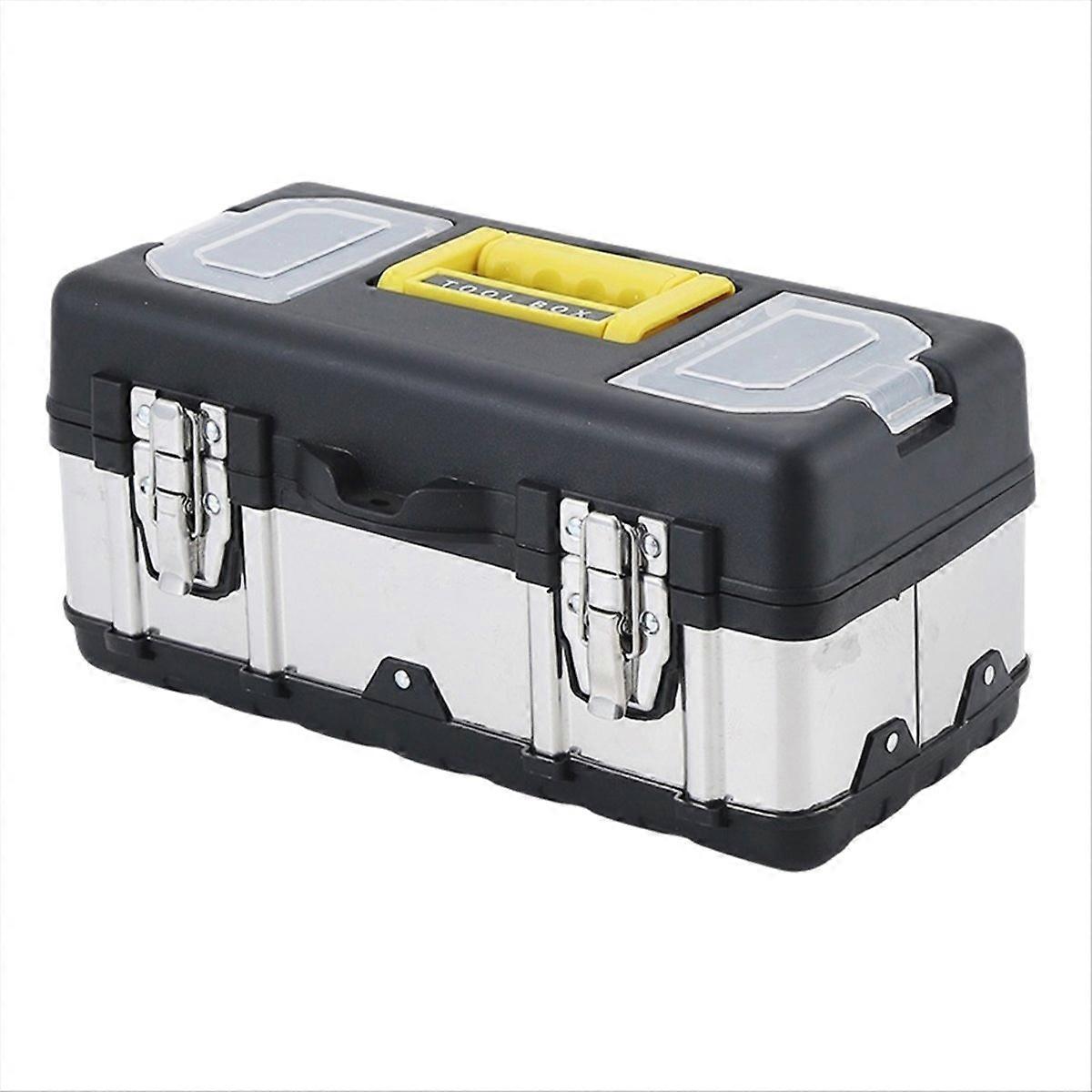 Portable Large Hardware Storage Box 20 Inch Stainless Steel Tool Box