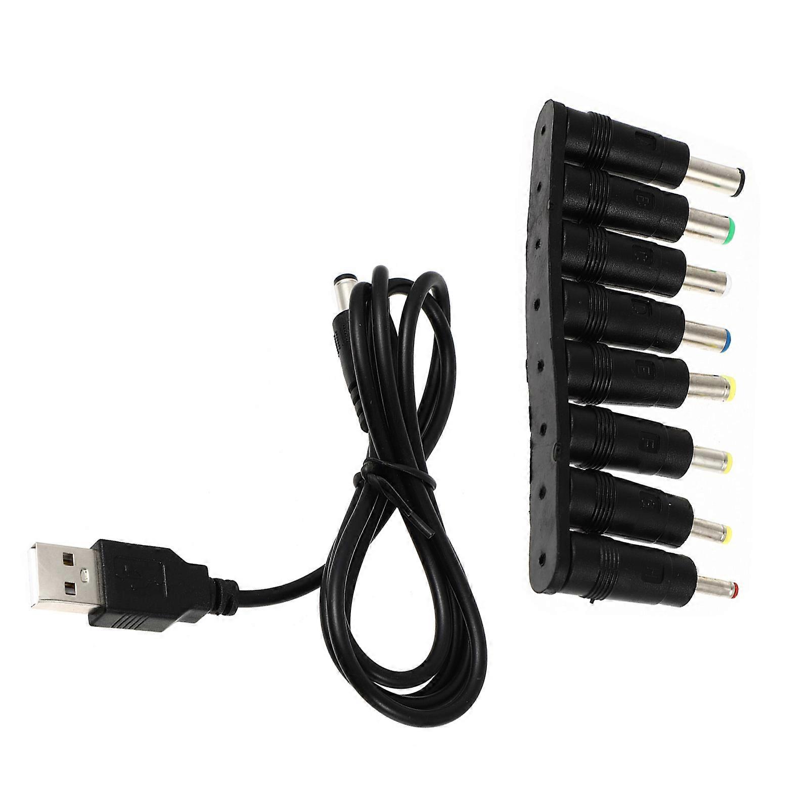 Multipurpose Dc Charging Cable Adapter for Camera 5Sets USB to Dc Power