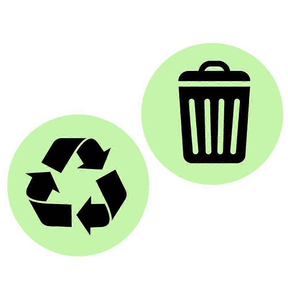 Garbage Sorting Sticker for Trash Bin Decoration 1 Sheet