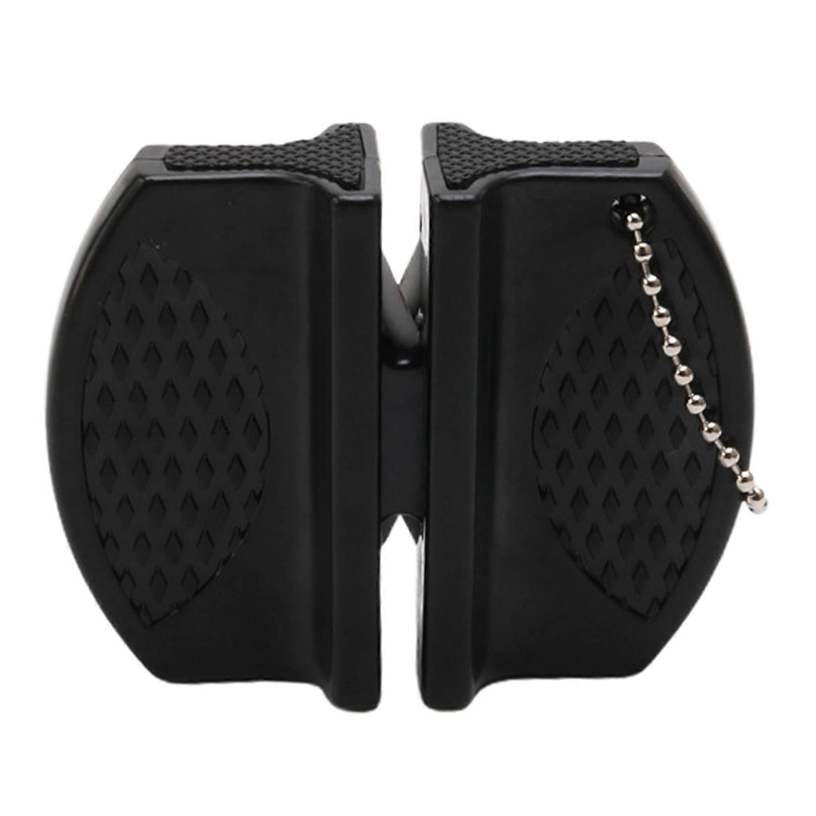 Double Sided Sharpener with Hook Chain Portable Mini Pocket Sharpening Tool Kitchen Accessories