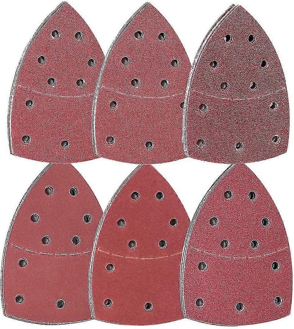 60pcs Sanding Sheets, Hook And Loop Mouse Sander Pads Sander Paper For